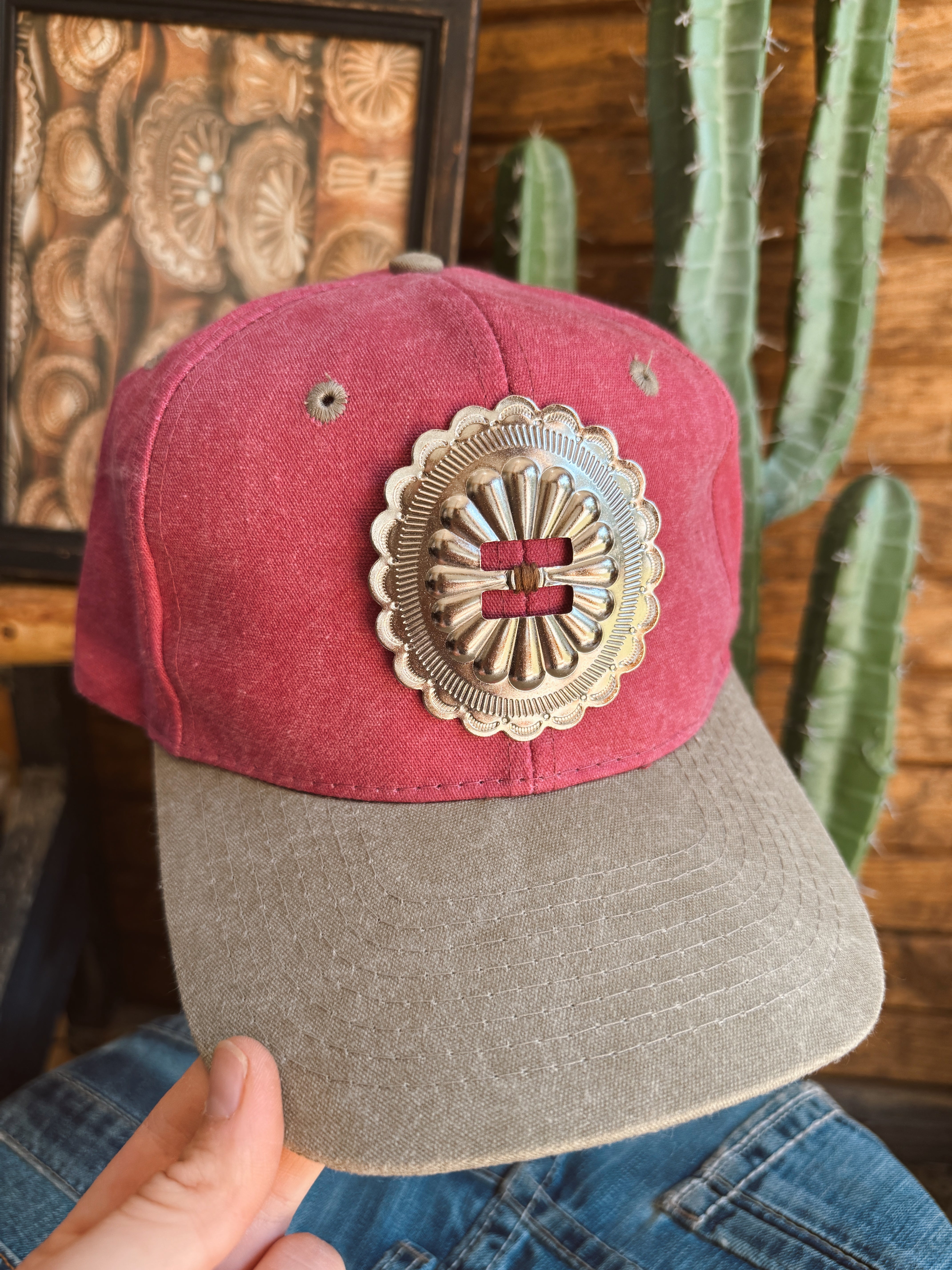 The Concho Cap - Red