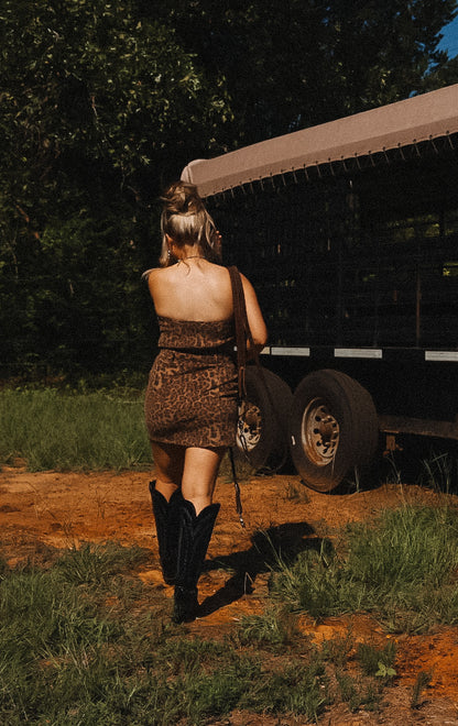 The Cheyenne Dress - Leopard