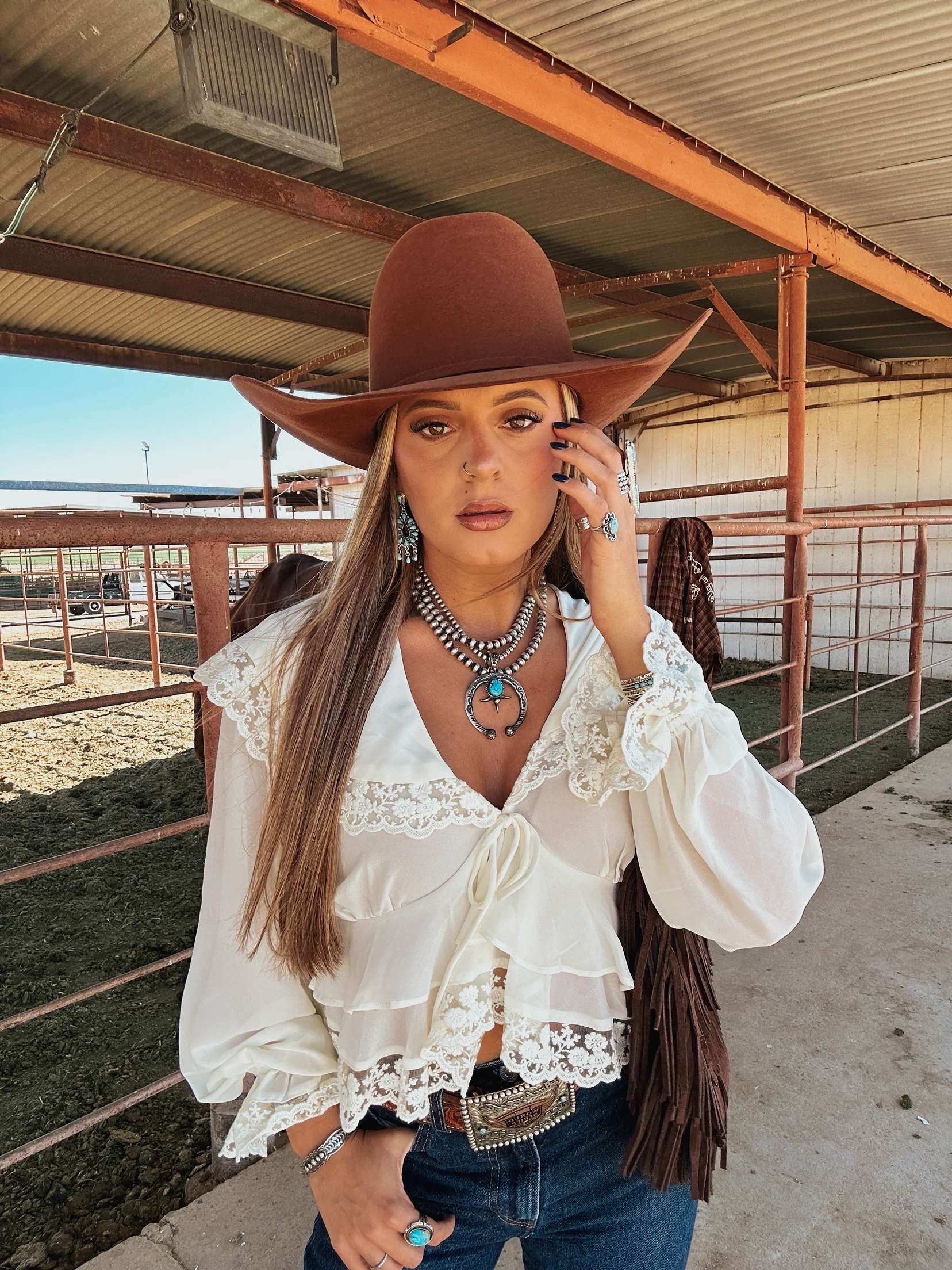 The Chiffon Lace Top - best seller