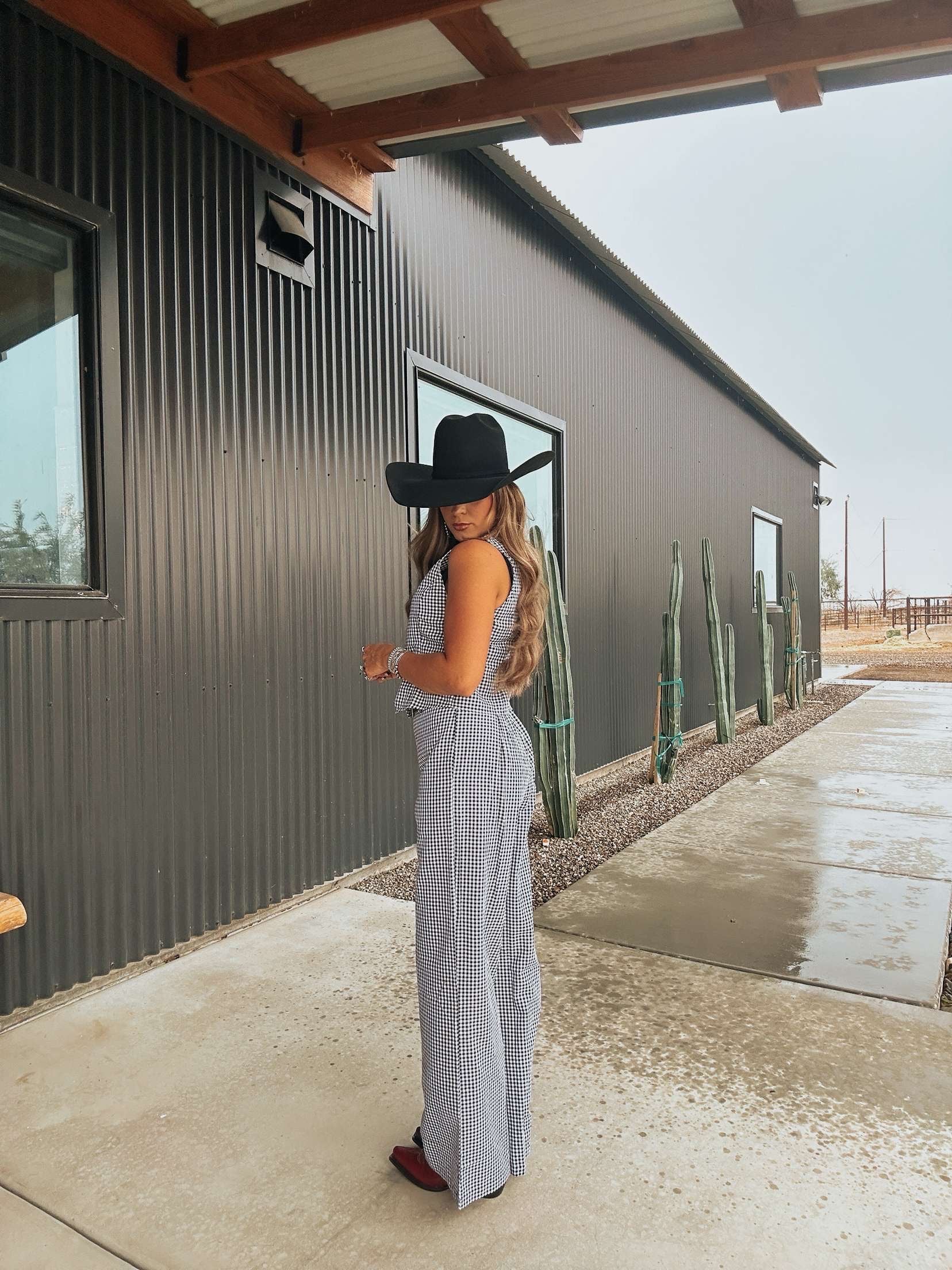 The Gingham Pant Set - best seller