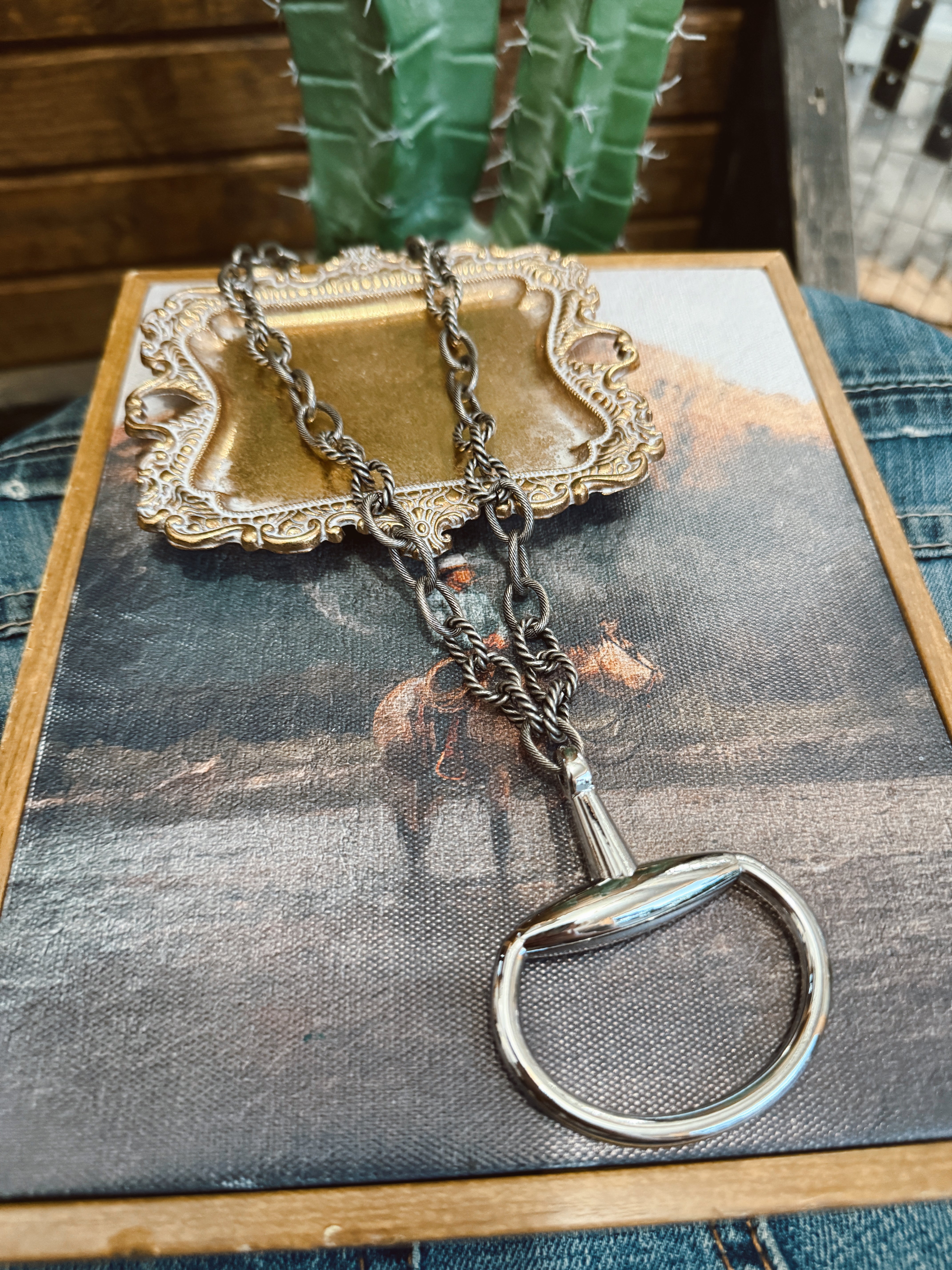 The Half Bit Necklace - Silver