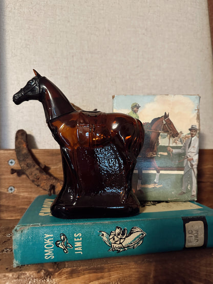 The Vintage Glass Horse With Box