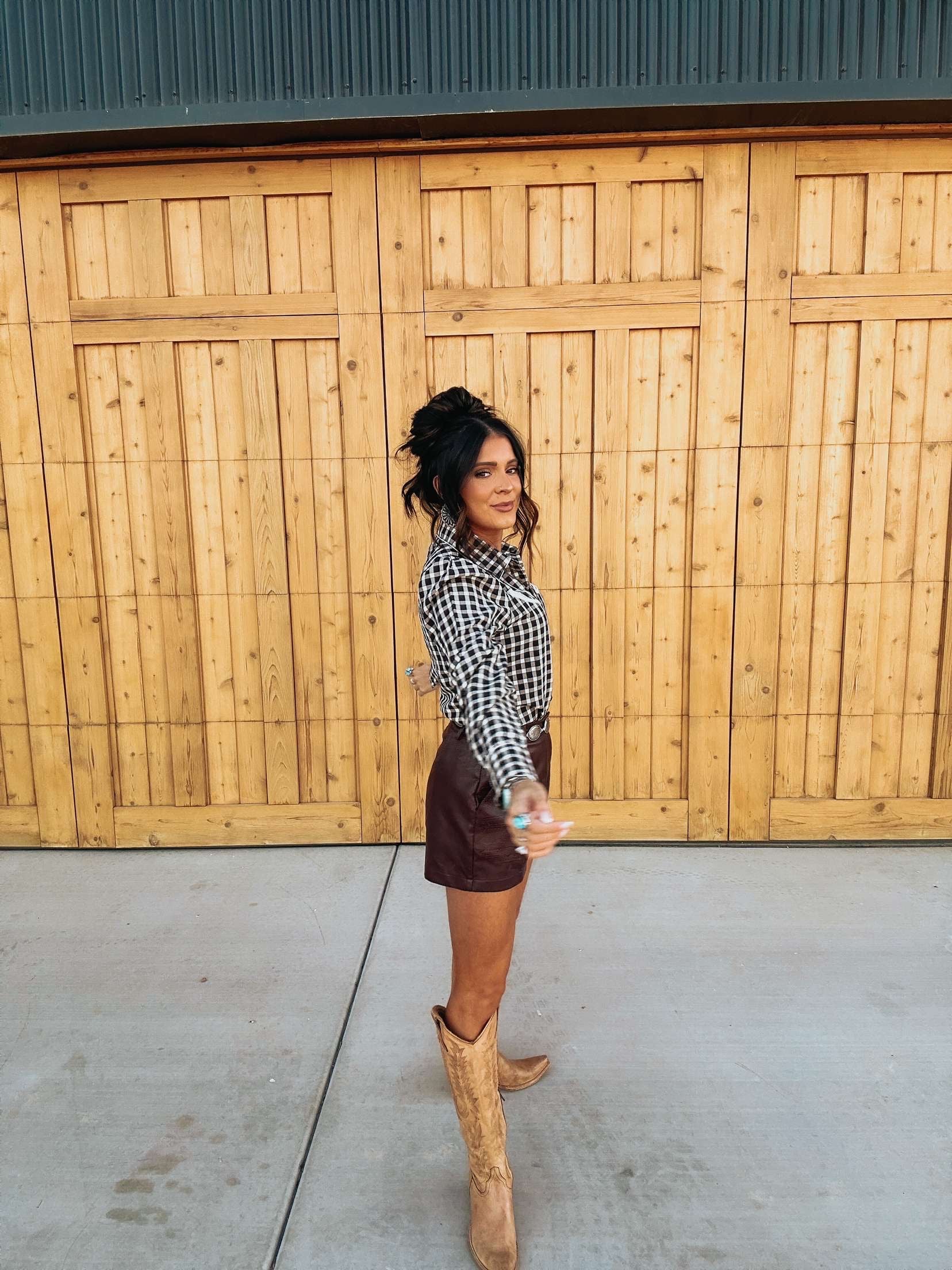 The Gingham Pearl Snap - best seller