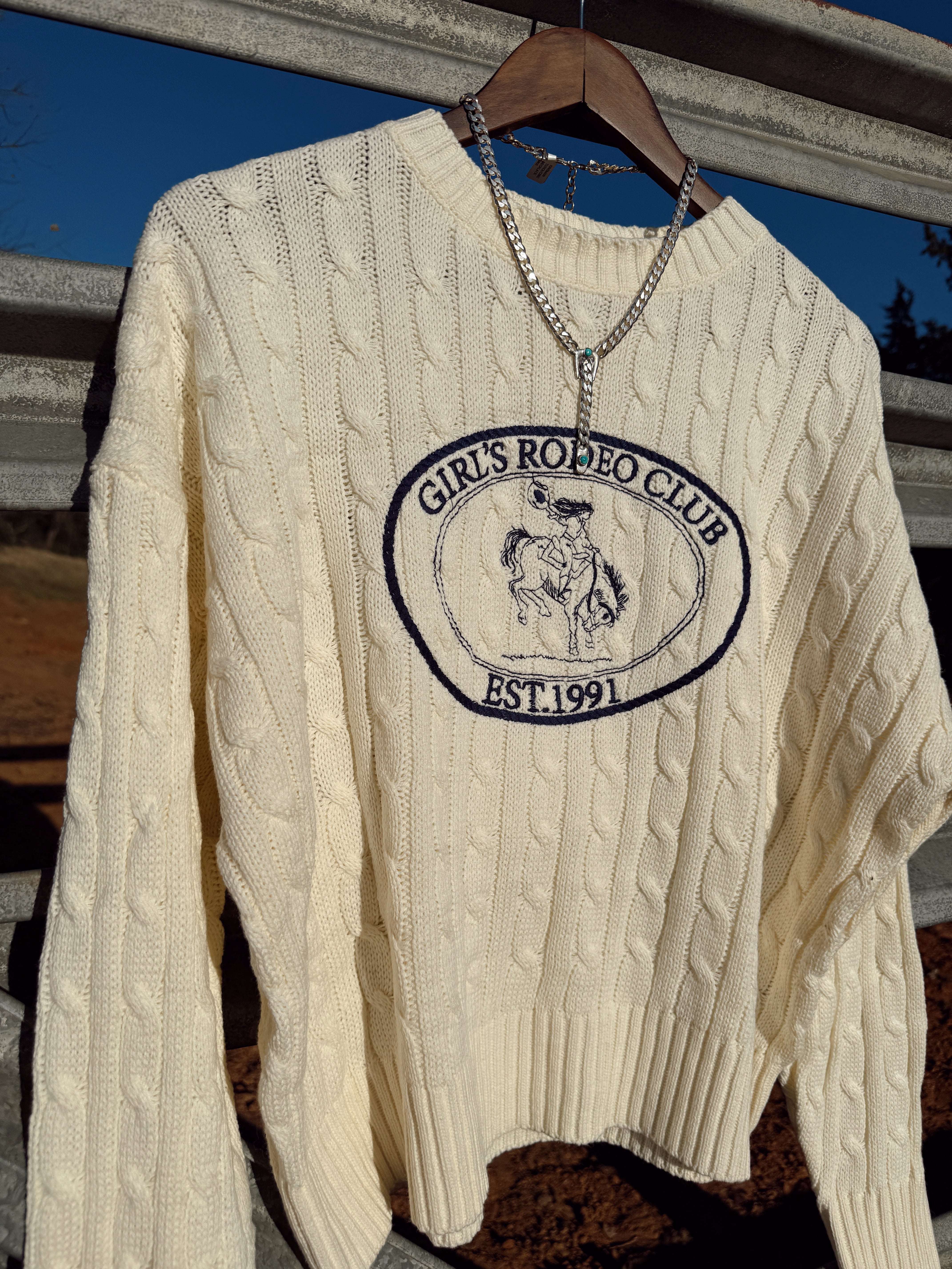 The Cable Knit Rodeo Top