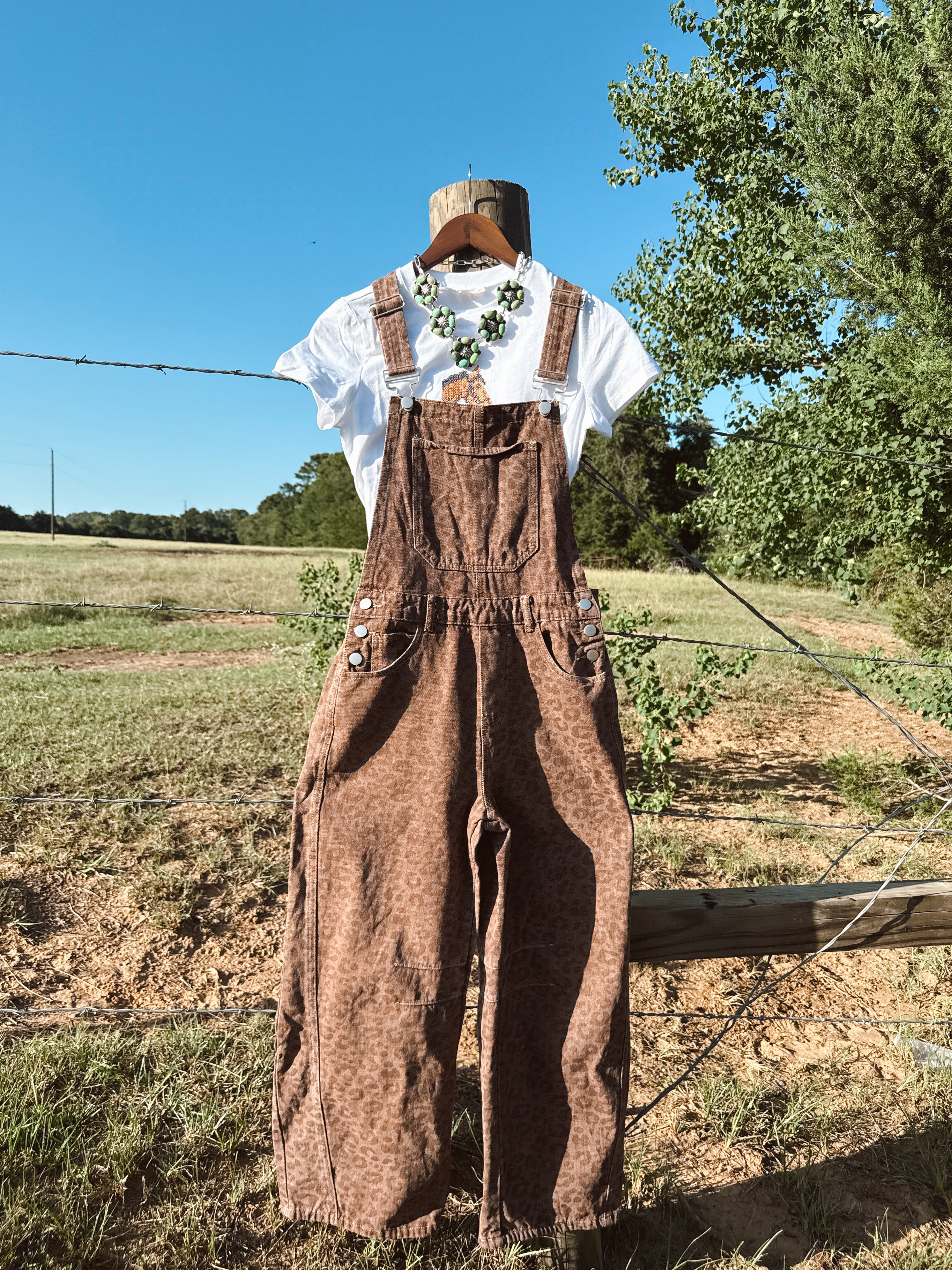 The Leopard Overalls