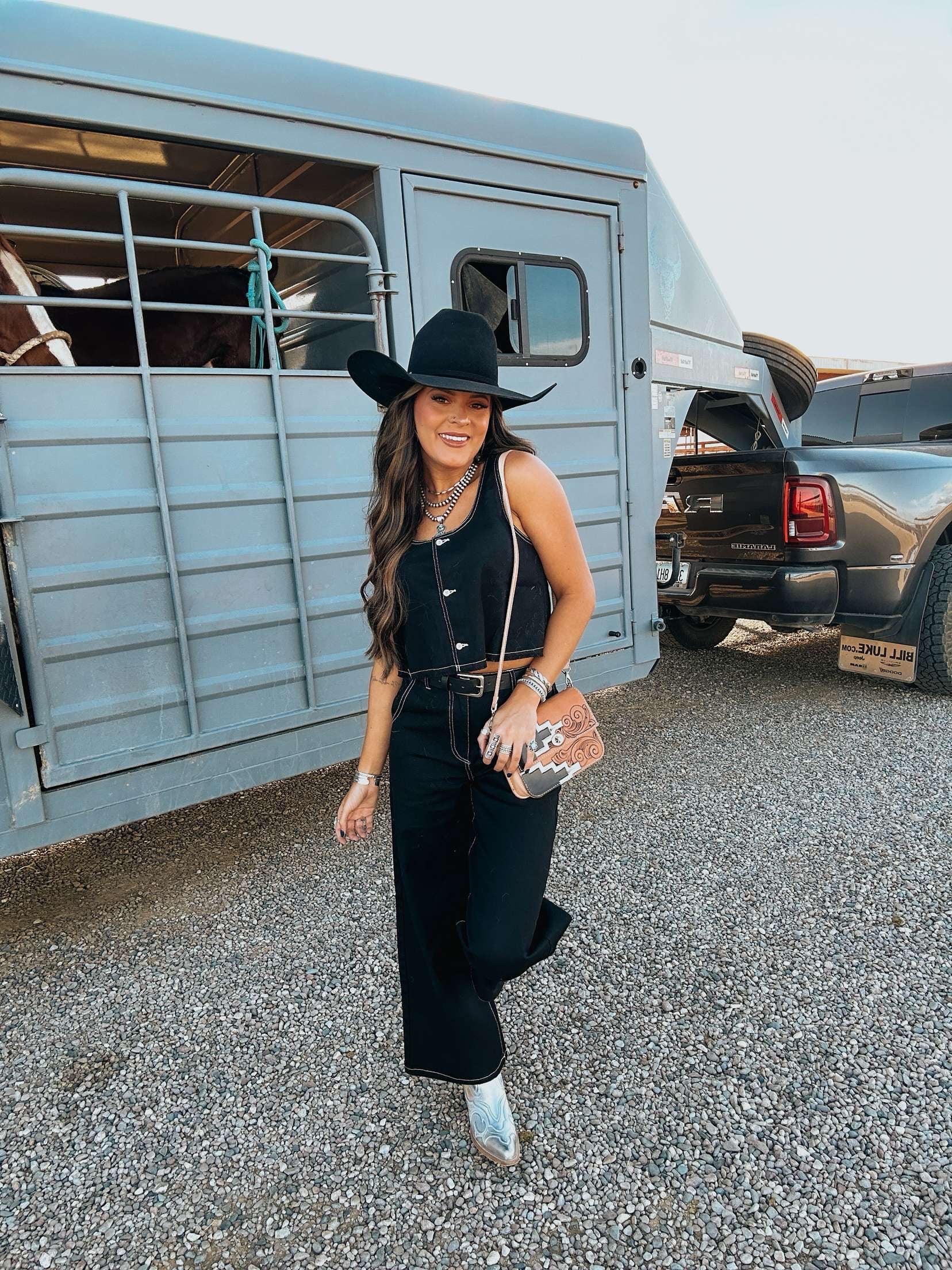 The Maddog Leather Aztec Purse