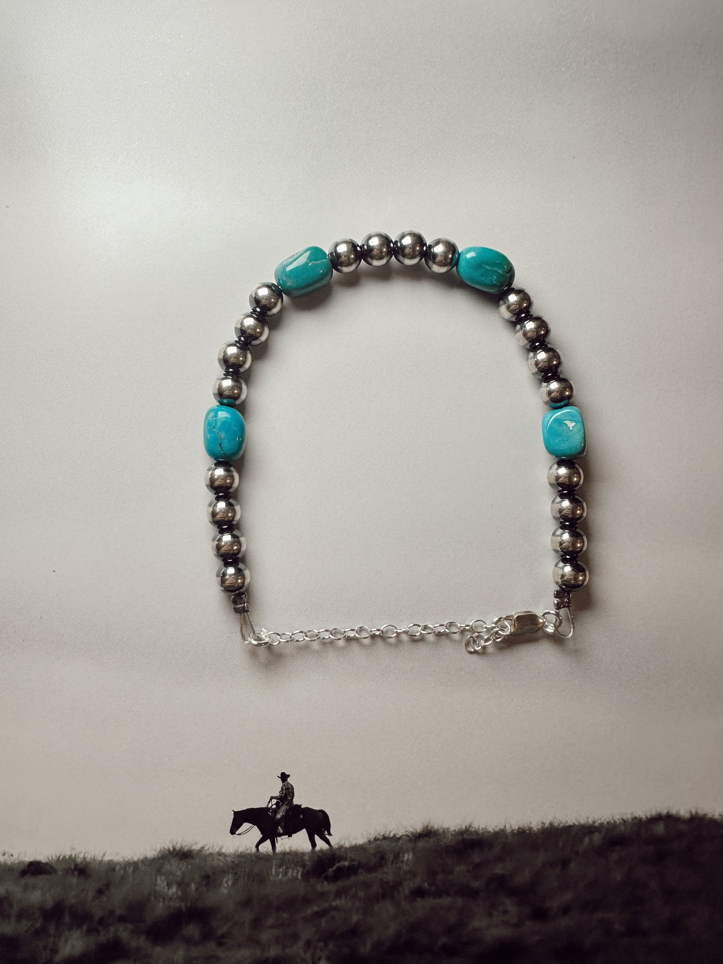 The Charli Navajo and Turquoise Bracelet