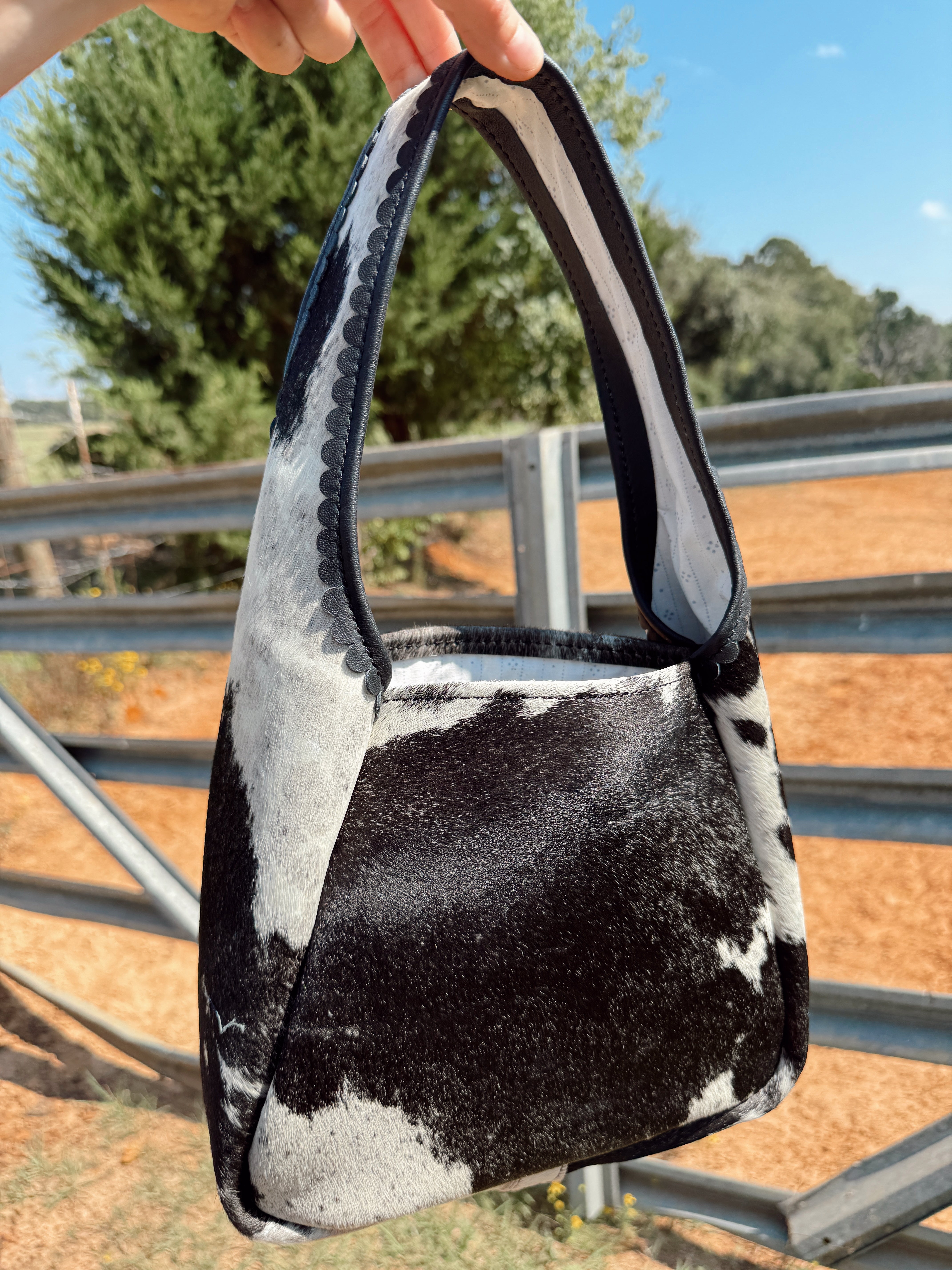 The Maddog Leather Hobo Purse - Cowhide