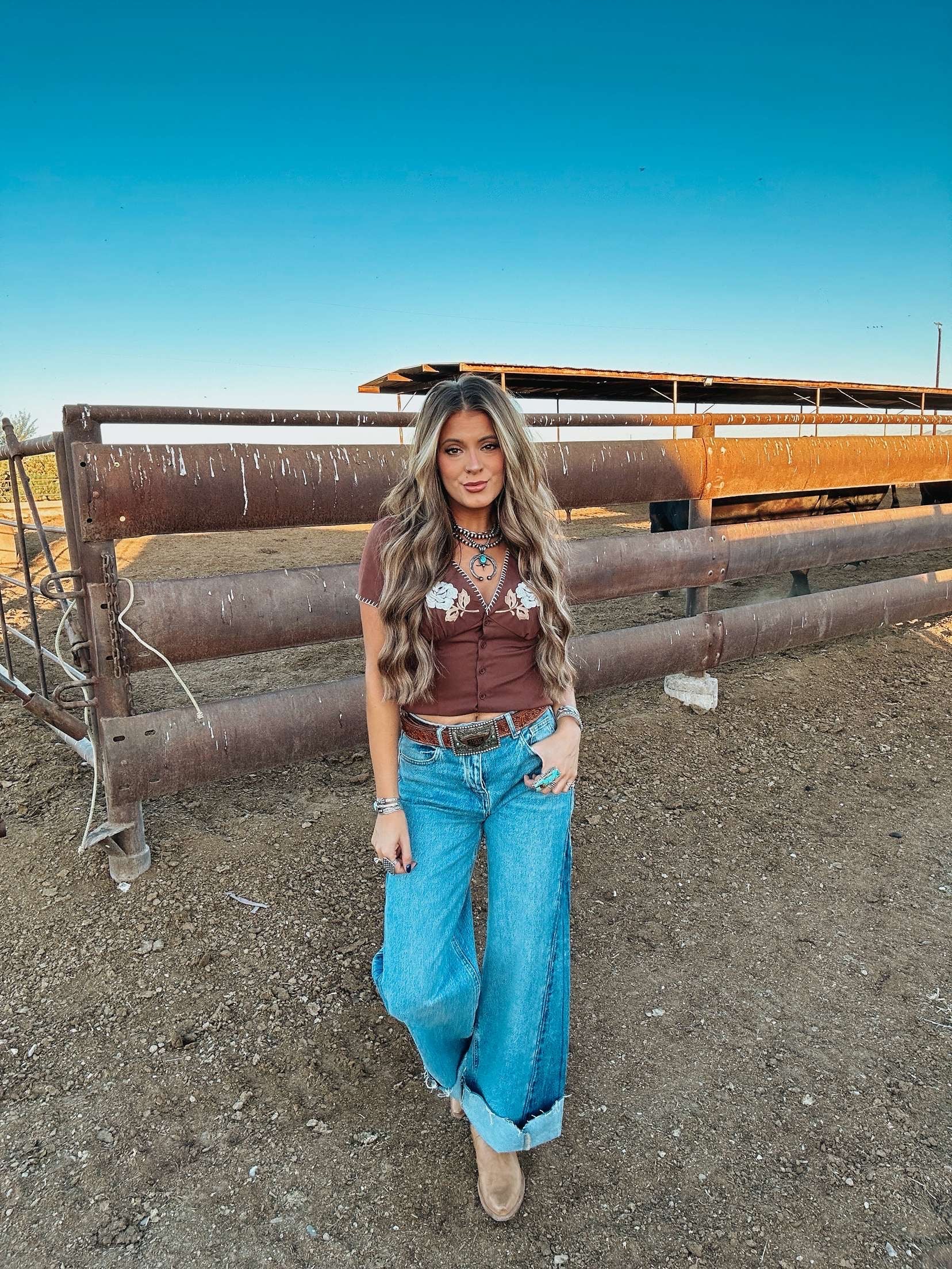 The Floral Embroidered Top