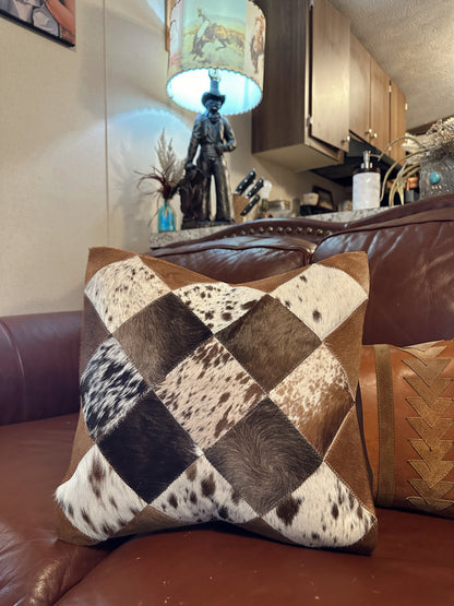 The Diamond Cowhide Pillow { multiple options }