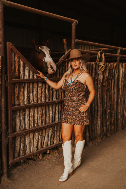 The Cheyenne Dress - Leopard