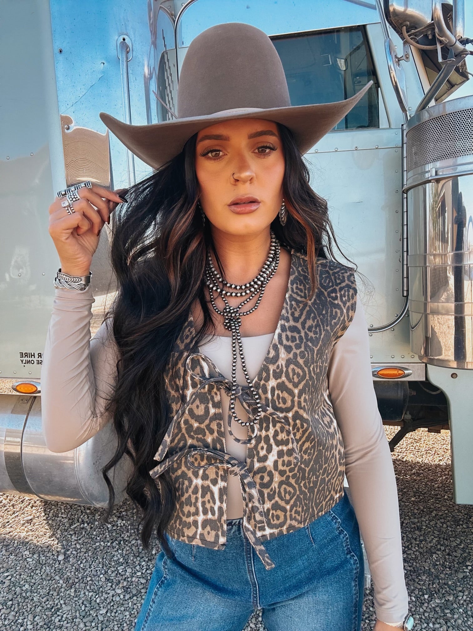 The Charli Leopard Top - best seller