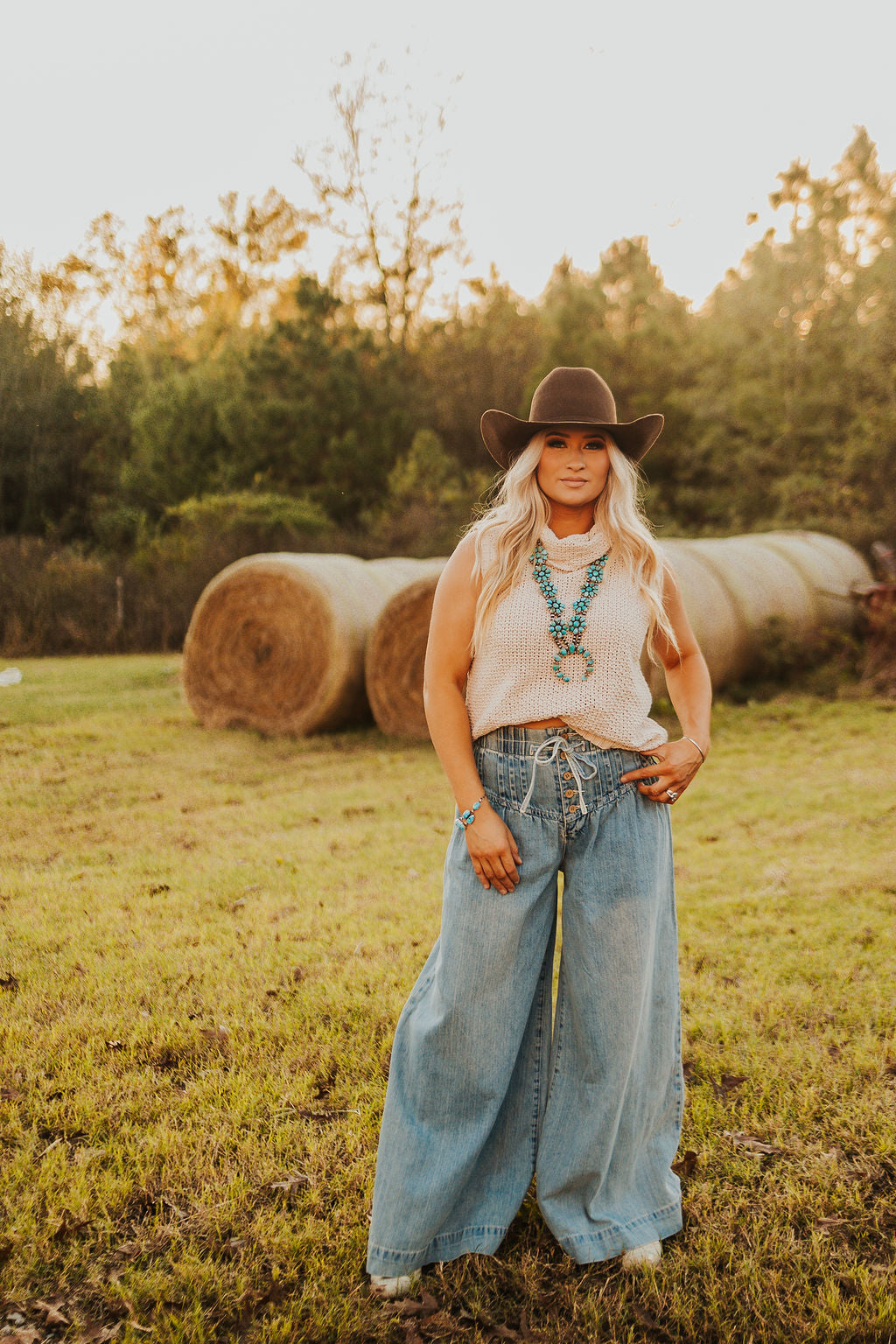 The Palomino Wide Leg Jeans