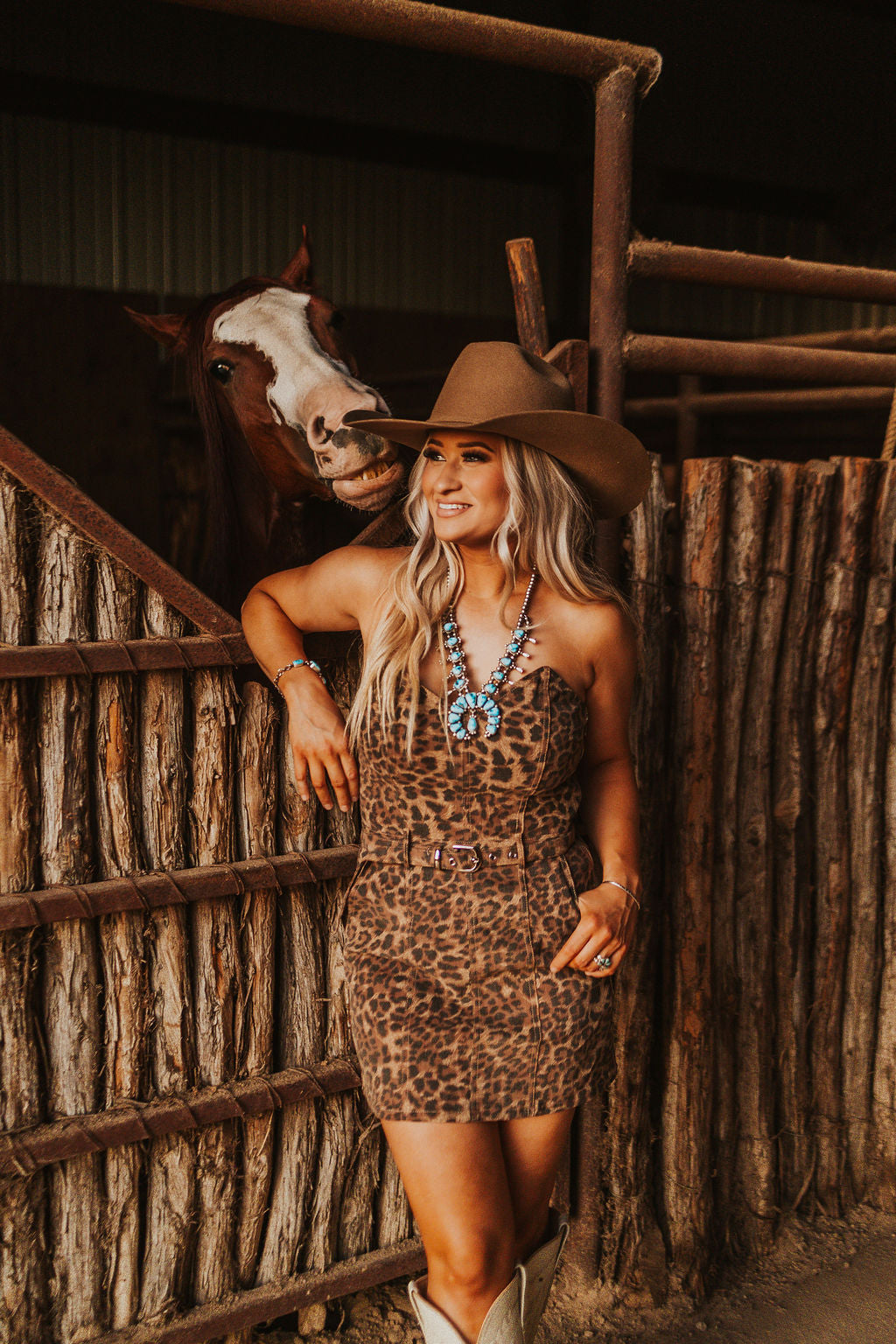 The Cheyenne Dress - Leopard