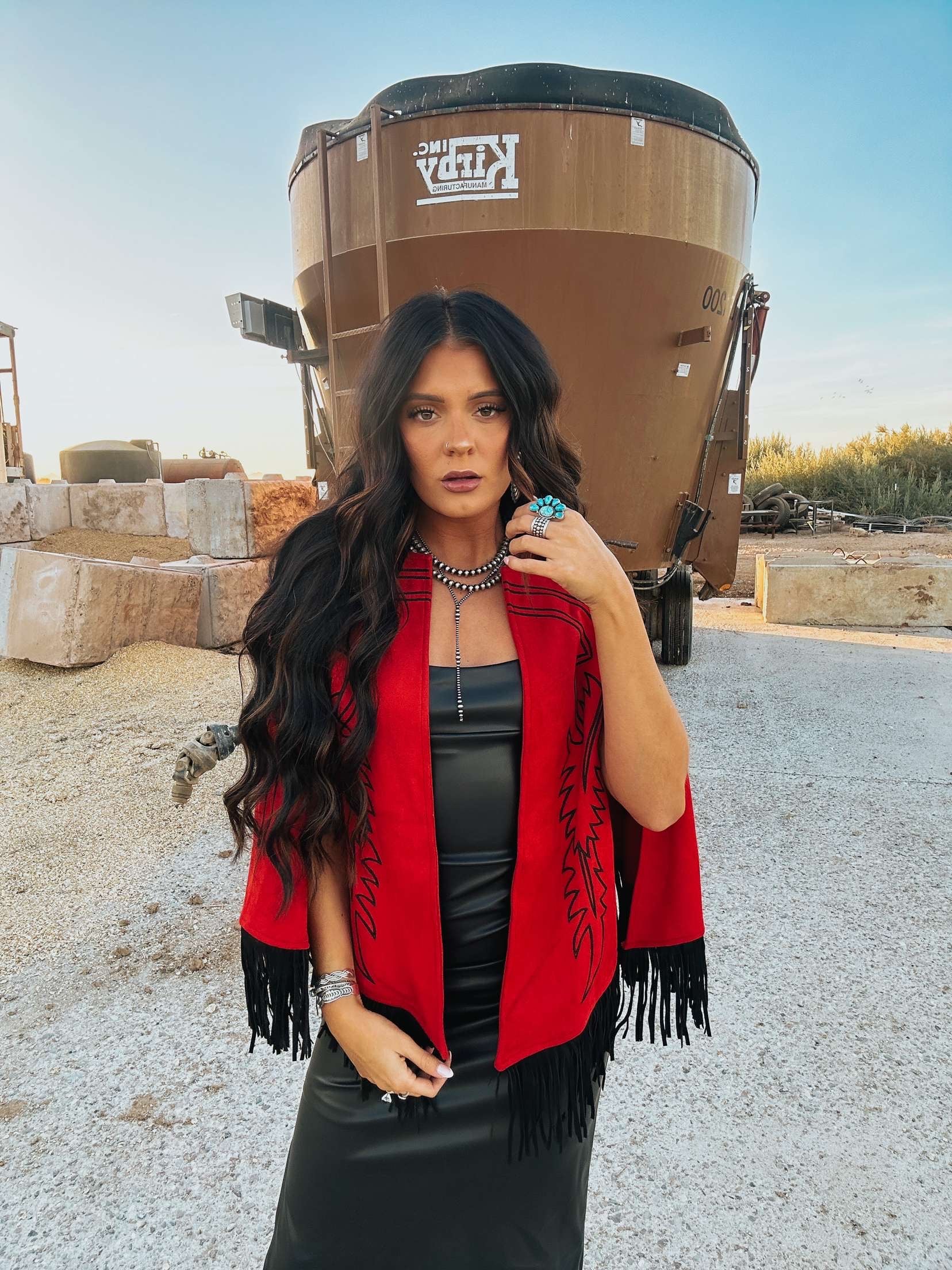 The Red Boot Stitch Cape - Best Seller