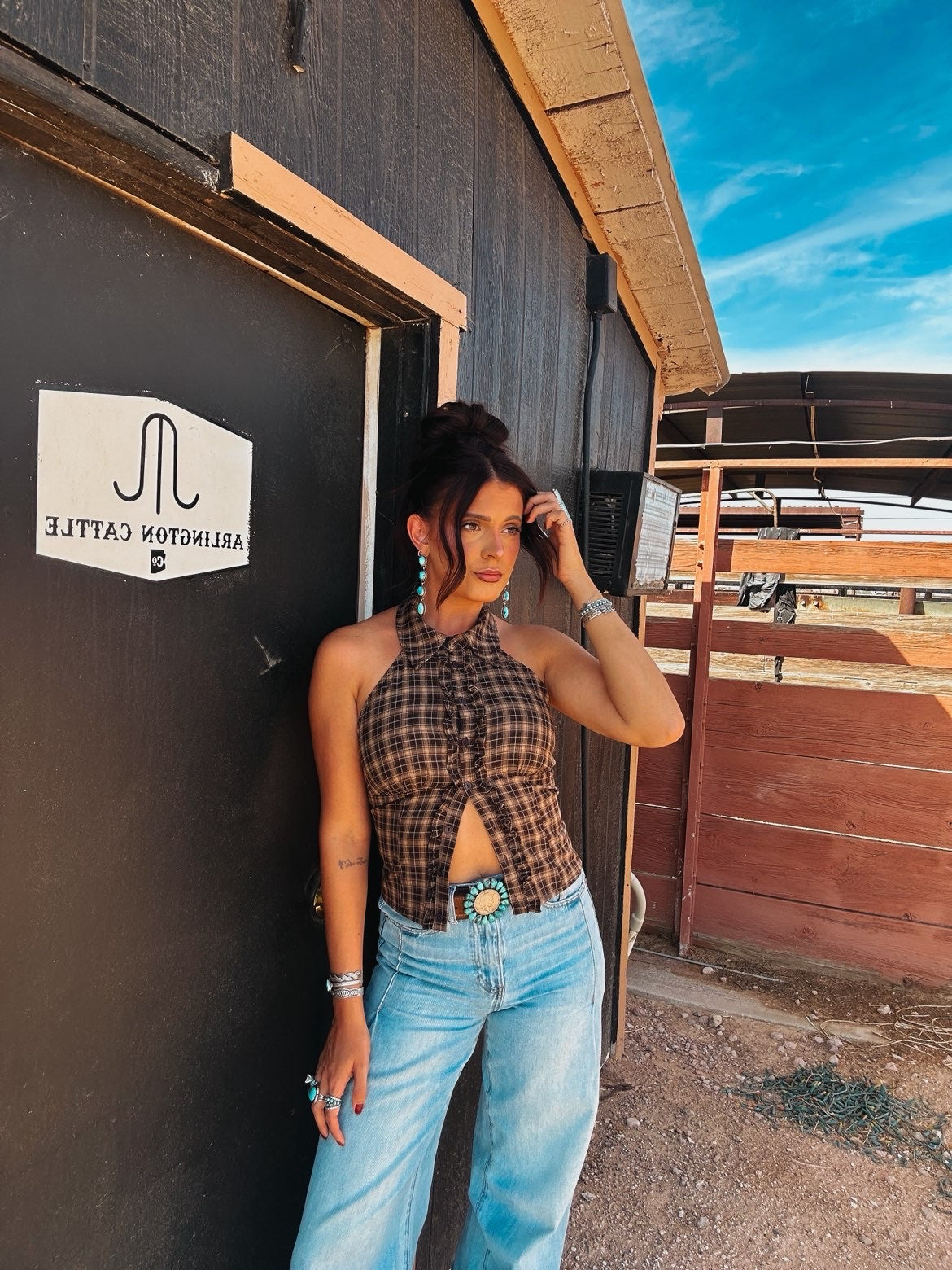 The Hallie Halter Neck Top - Best Seller