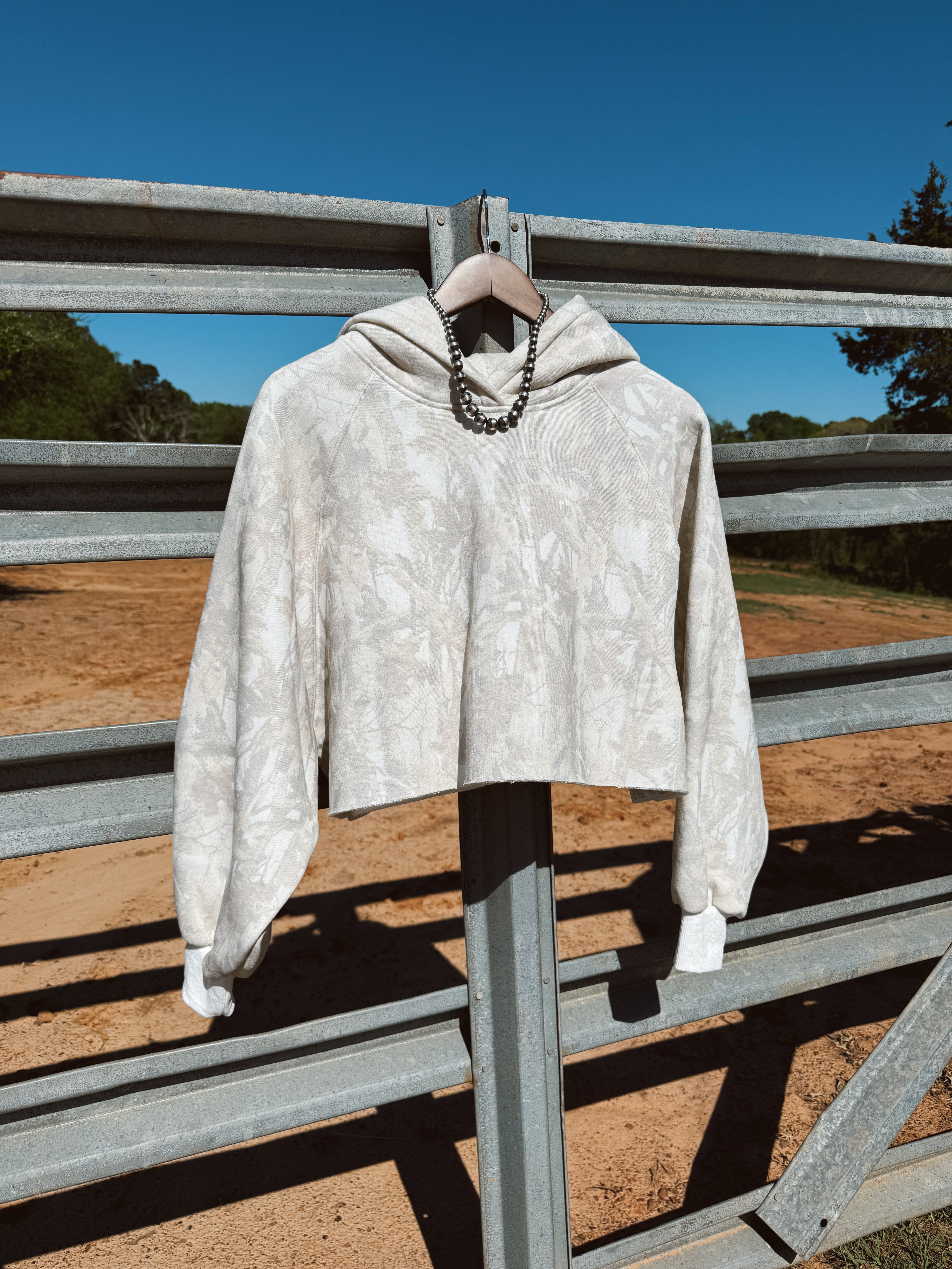 The Camo Crop Hoodie