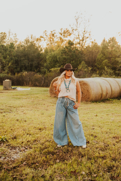 The Palomino Wide Leg Jeans