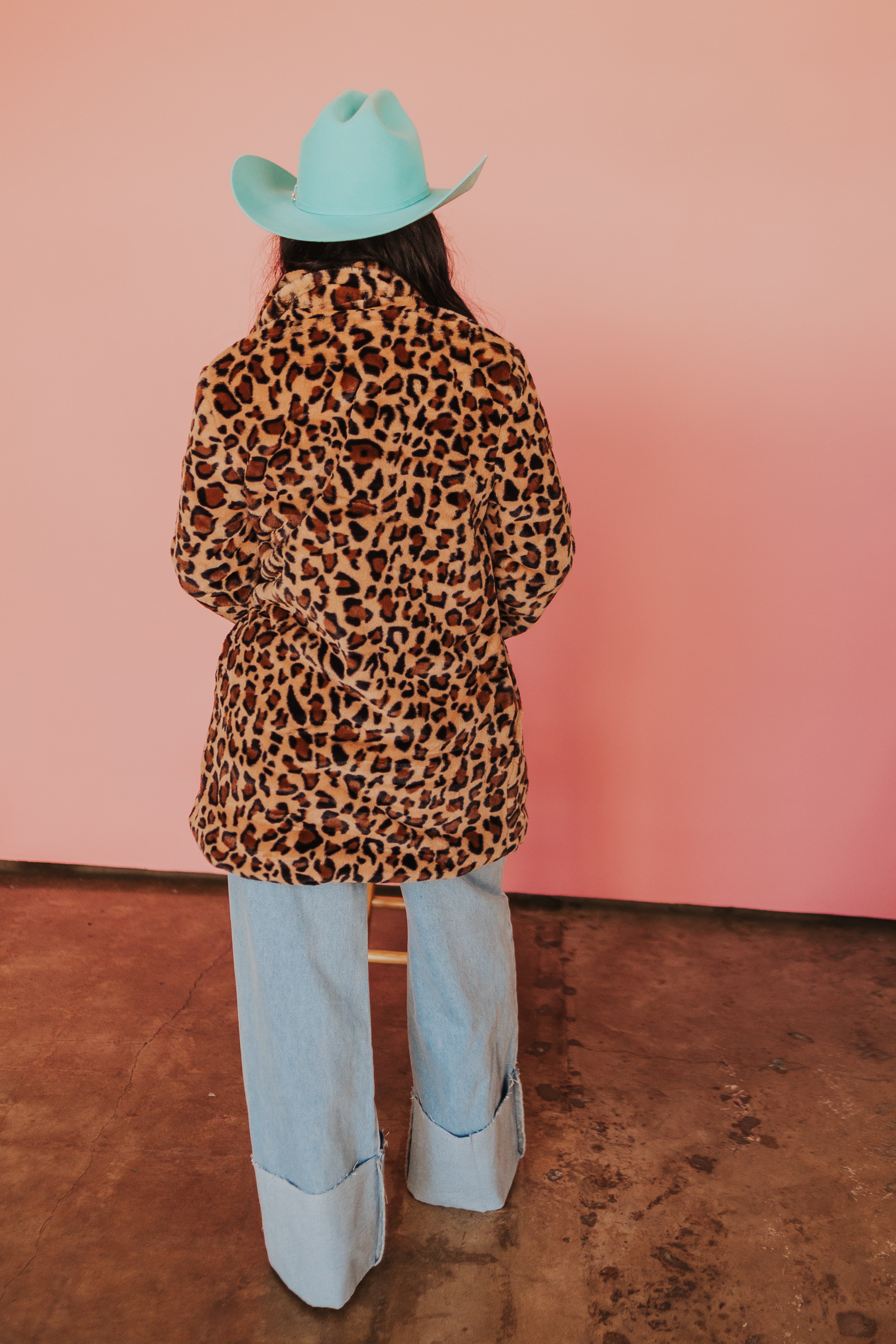 The Leopard Teddy Coat