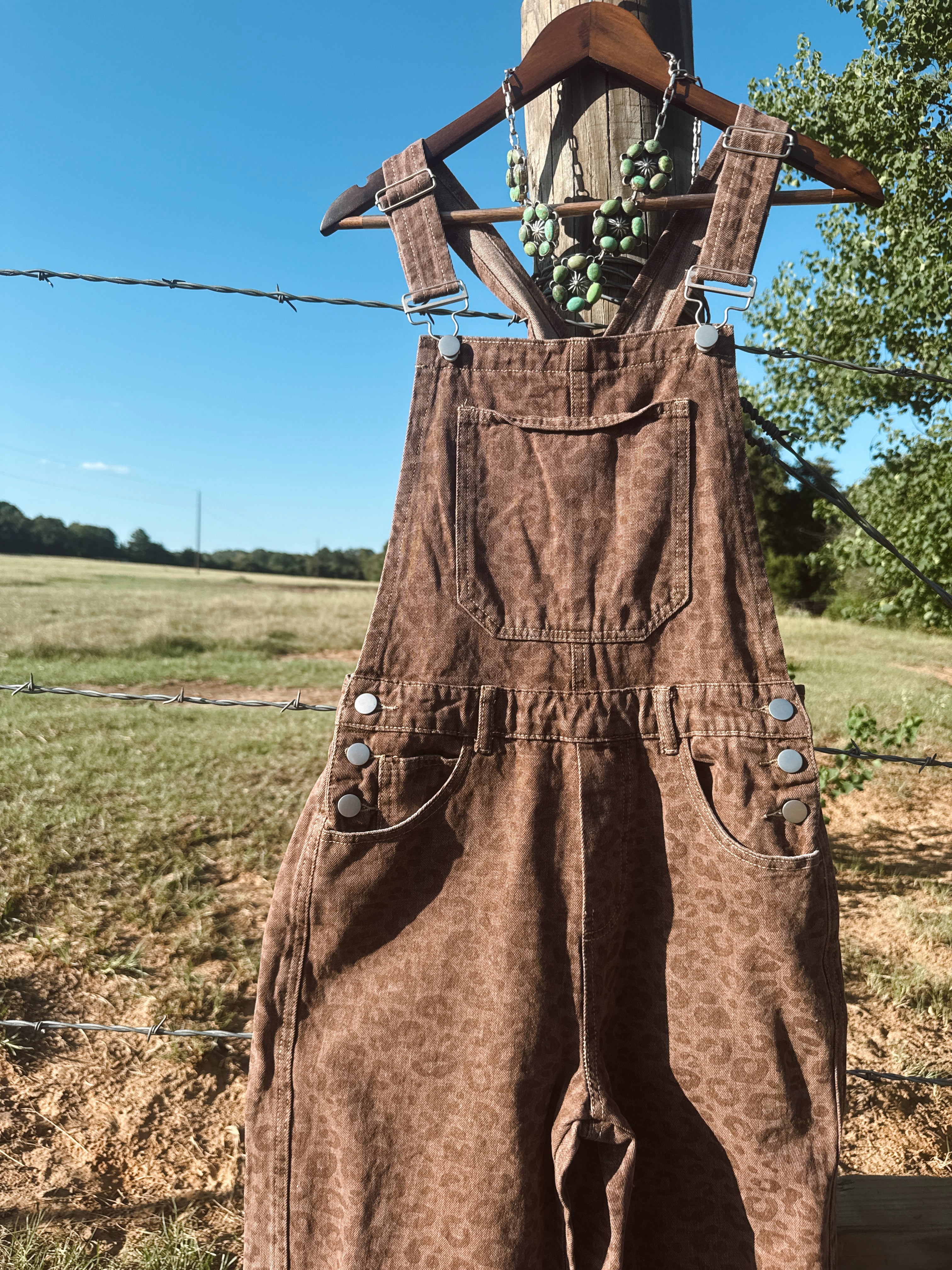 The Leopard Overalls