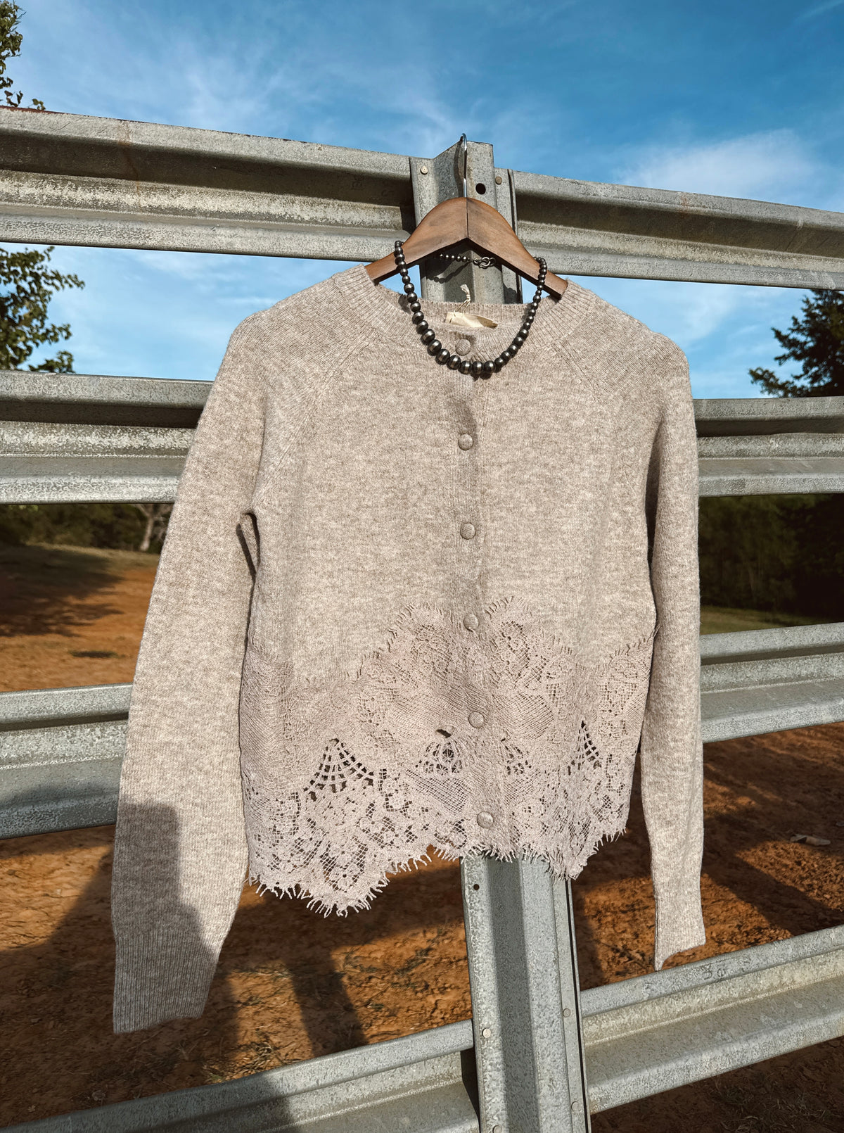 The Lace Cardigan Top