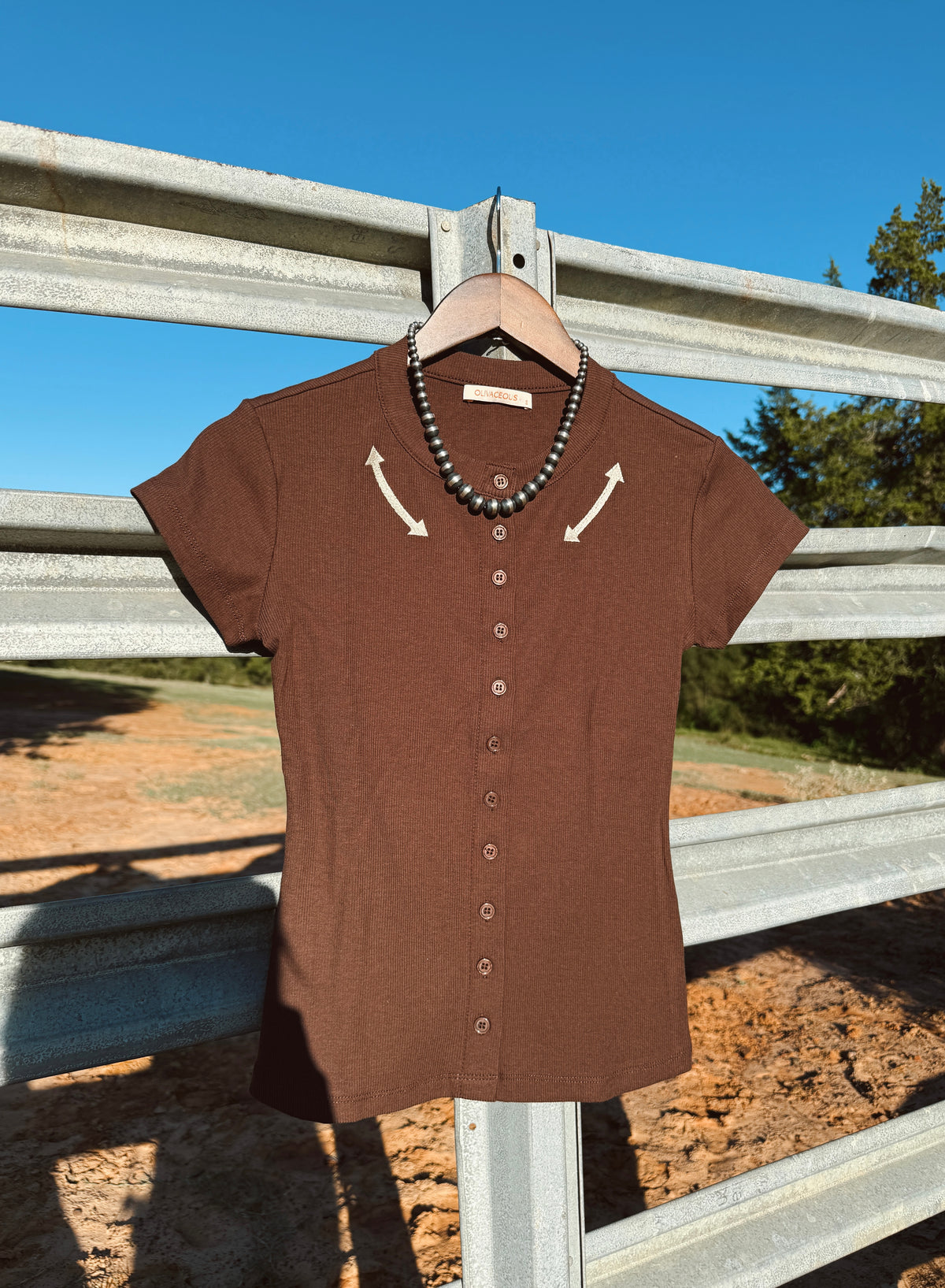 The Western Yoke Top - Exclusive