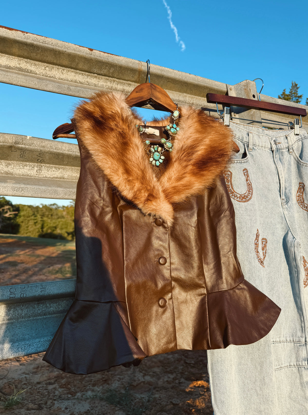 The Chanel Fur Top - Chocolate