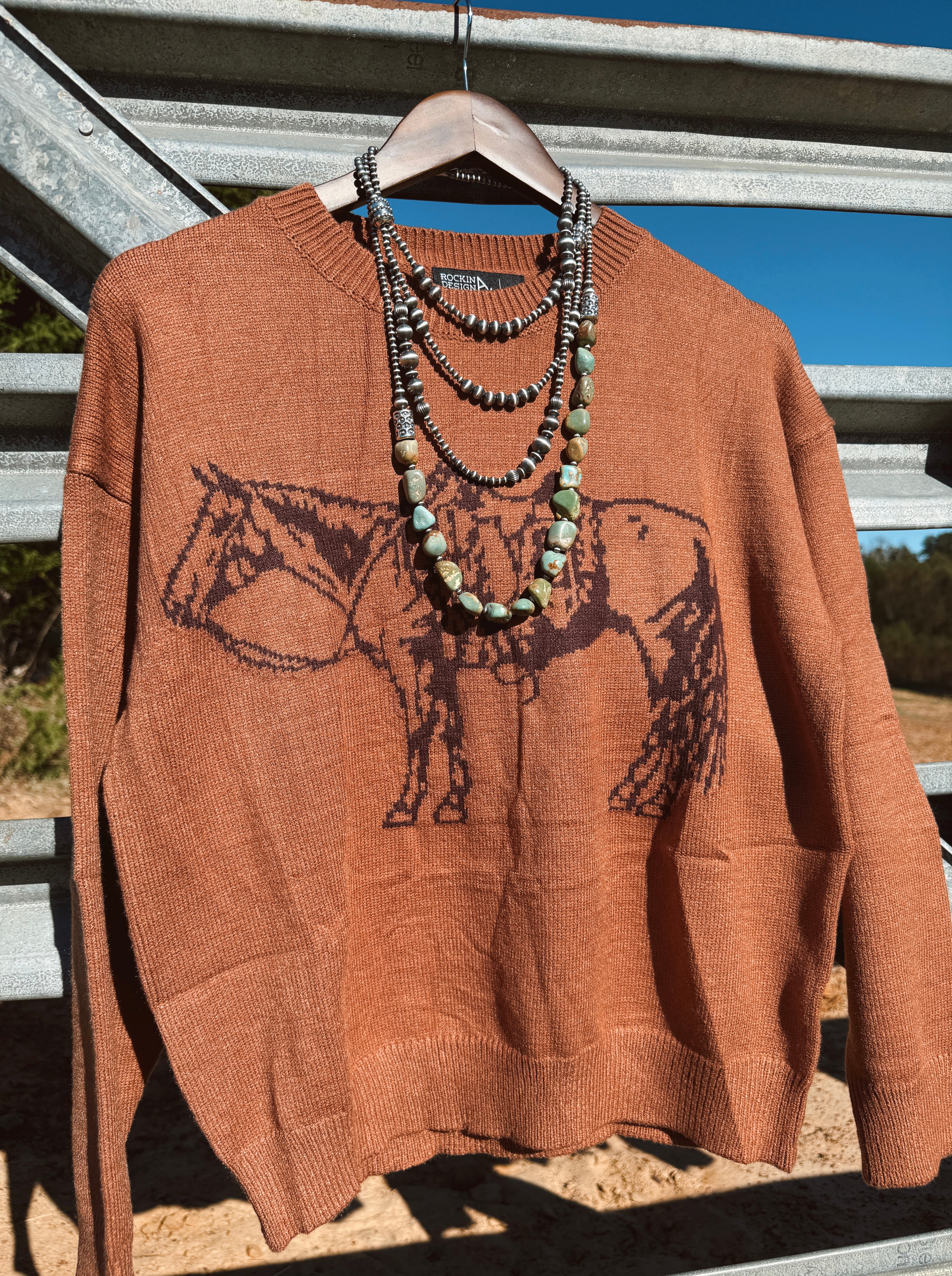 The Cowpoke Sweater - Brown