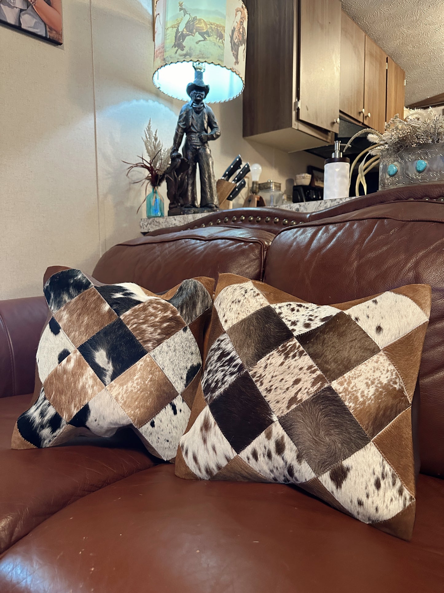 The Diamond Cowhide Pillow { multiple options }