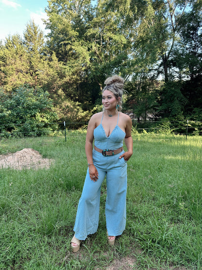 The Johnny Denim Jumpsuit