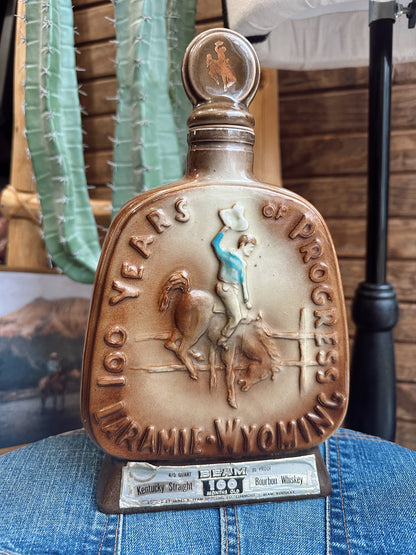 The Vintage Laramie Wyoming Whiskey Bottle