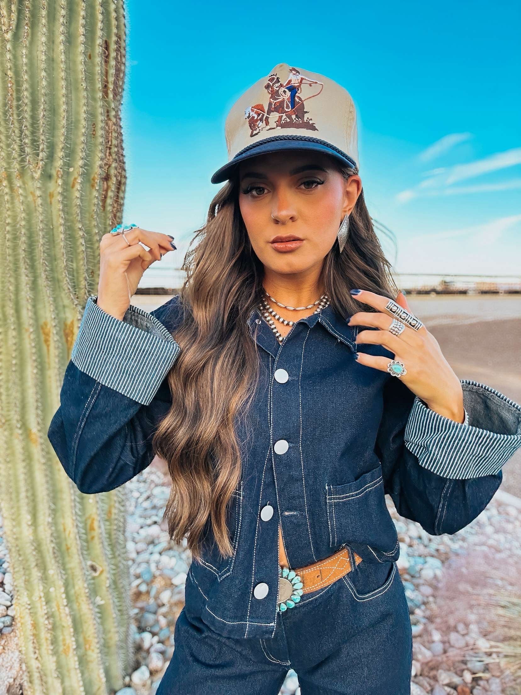 The Stripe Denim Jacket