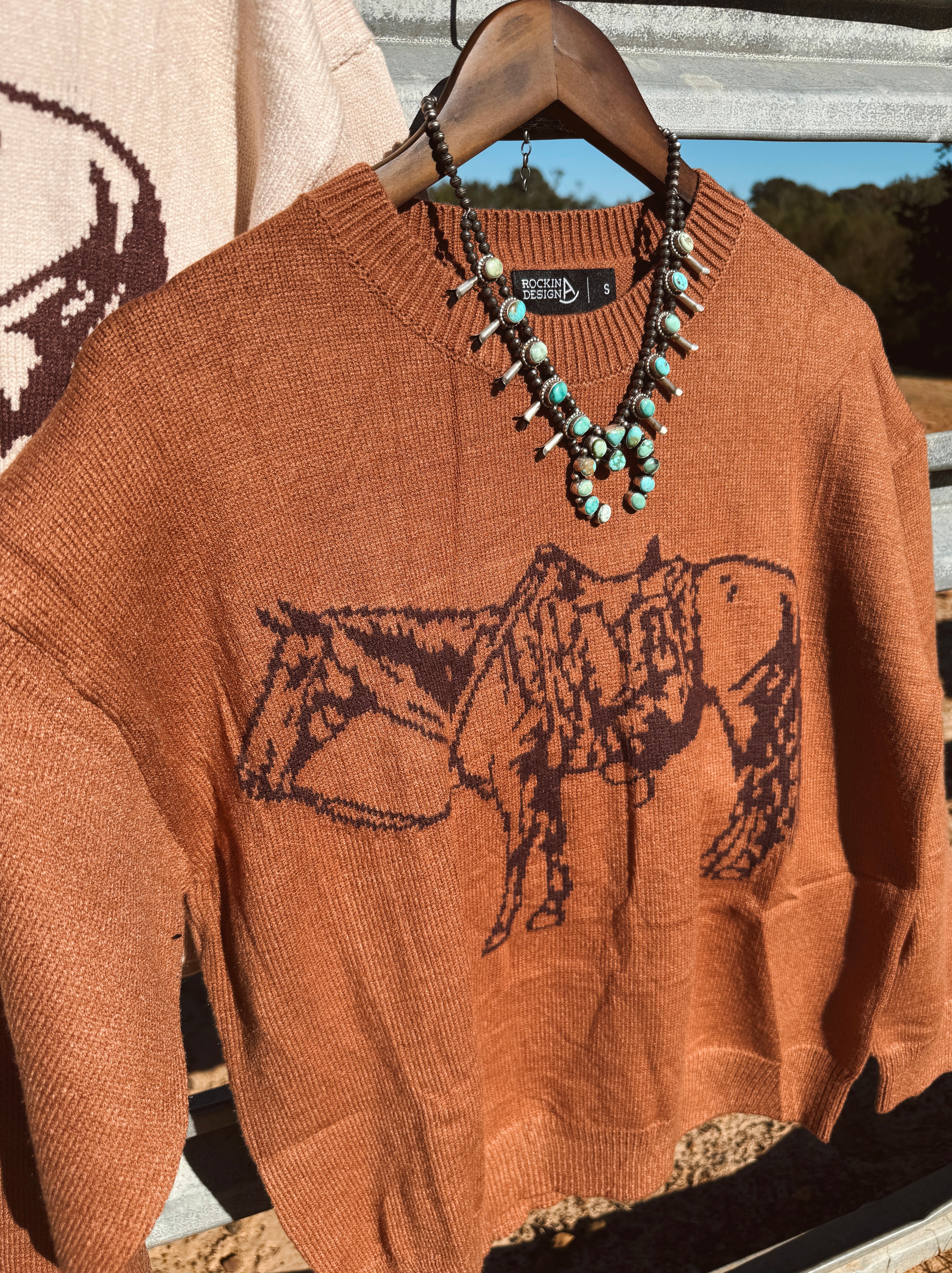 The Cowpoke Sweater - Brown