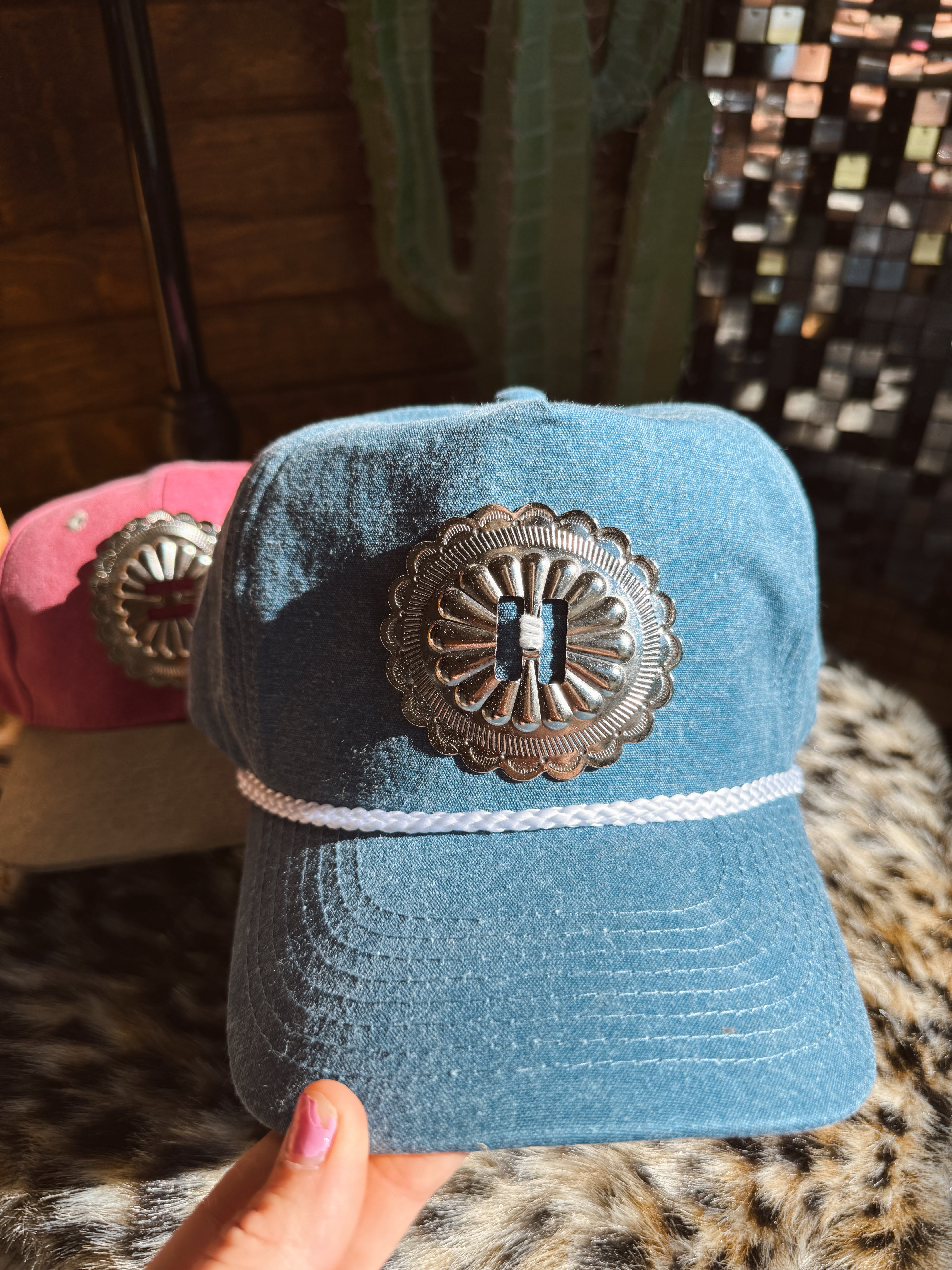 The Concho Cap - Denim