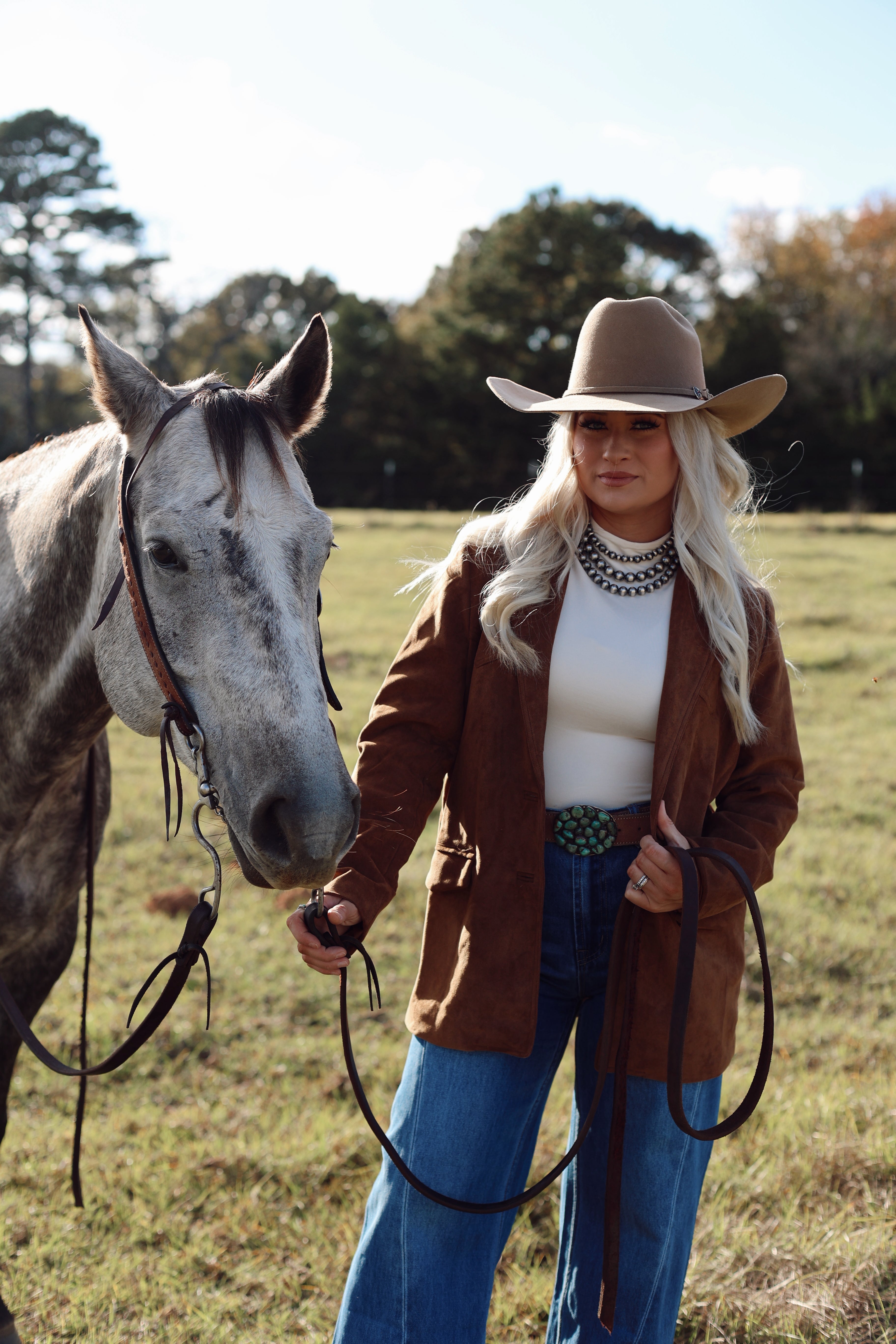 The Rodeo Bodysuit - Cream