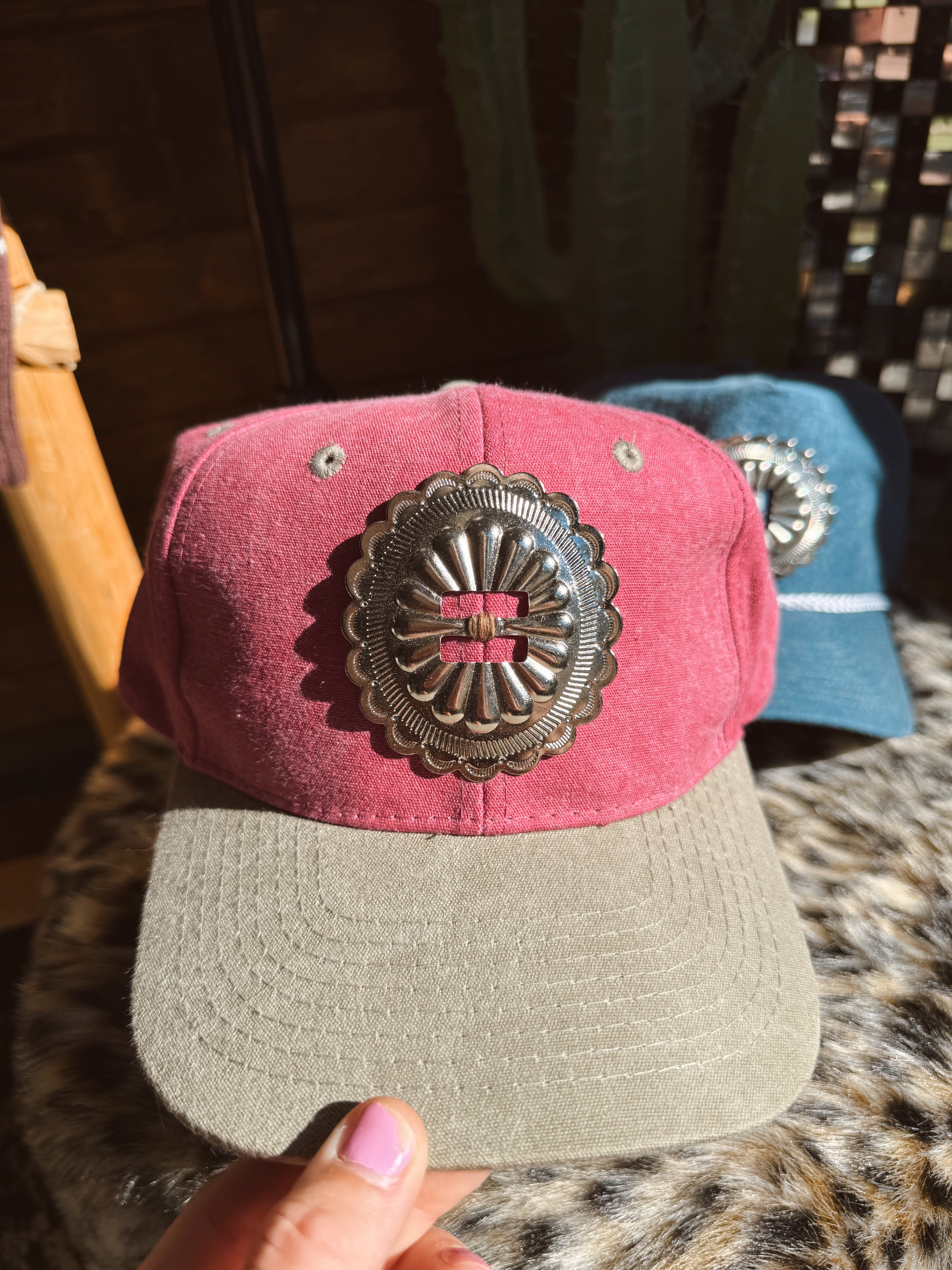 The Concho Cap - Red
