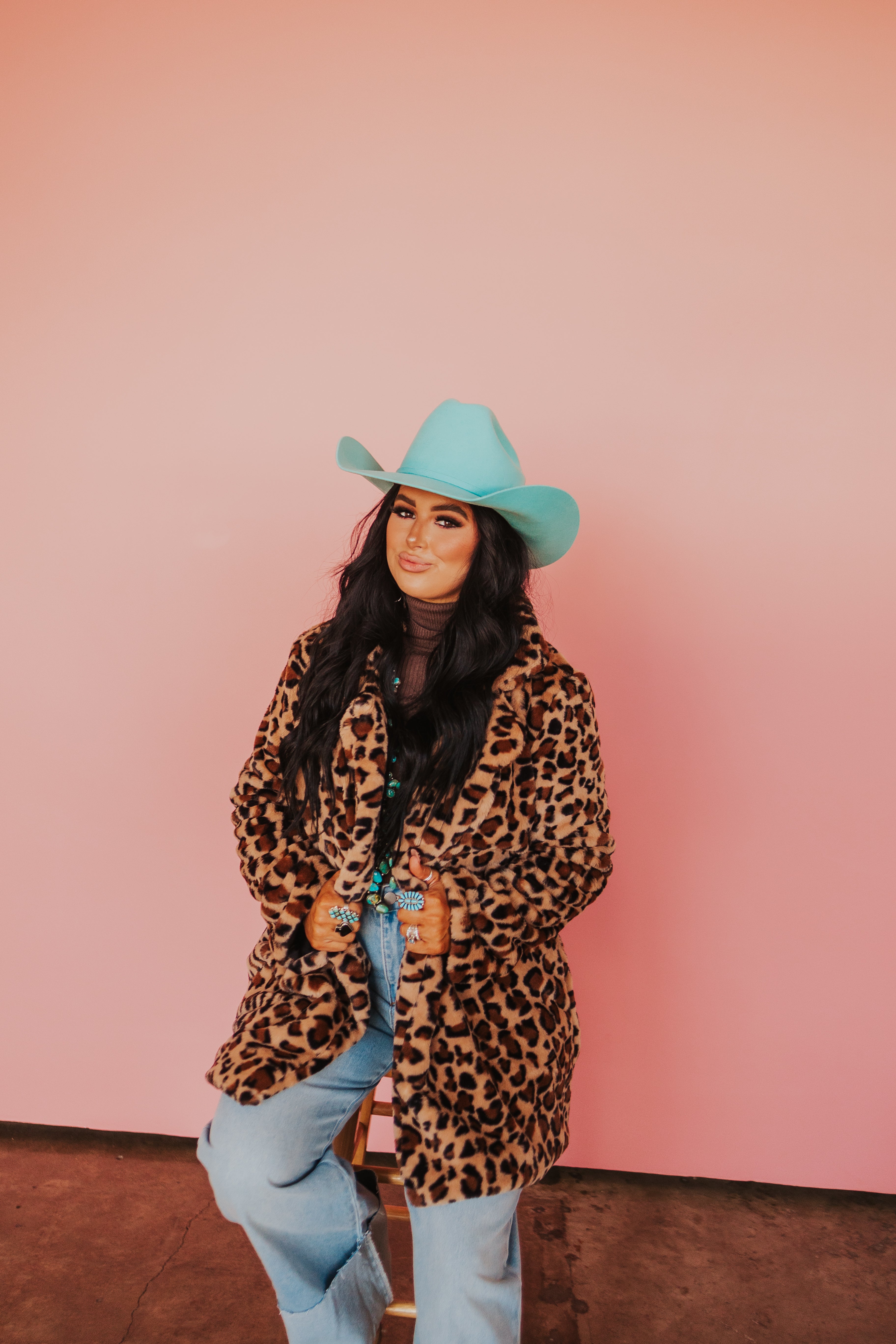 The Leopard Teddy Coat