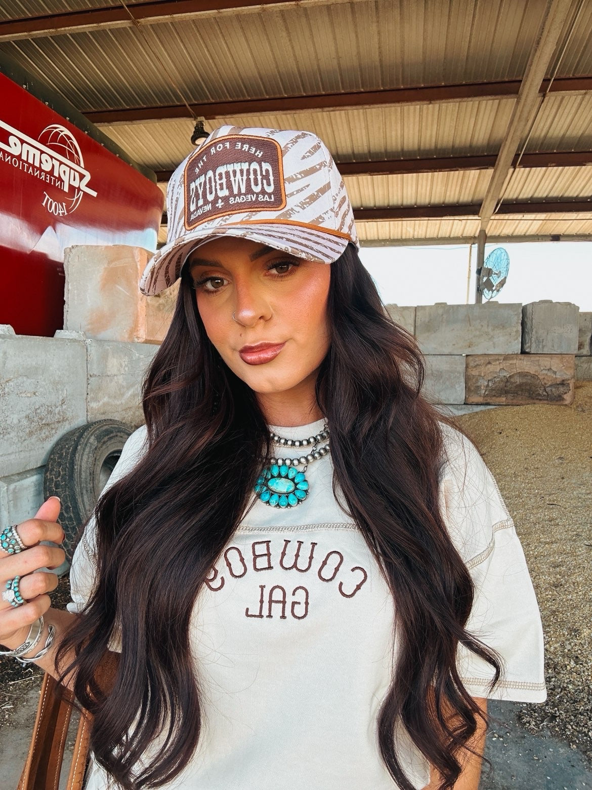 The Zebra Cowboys Cap