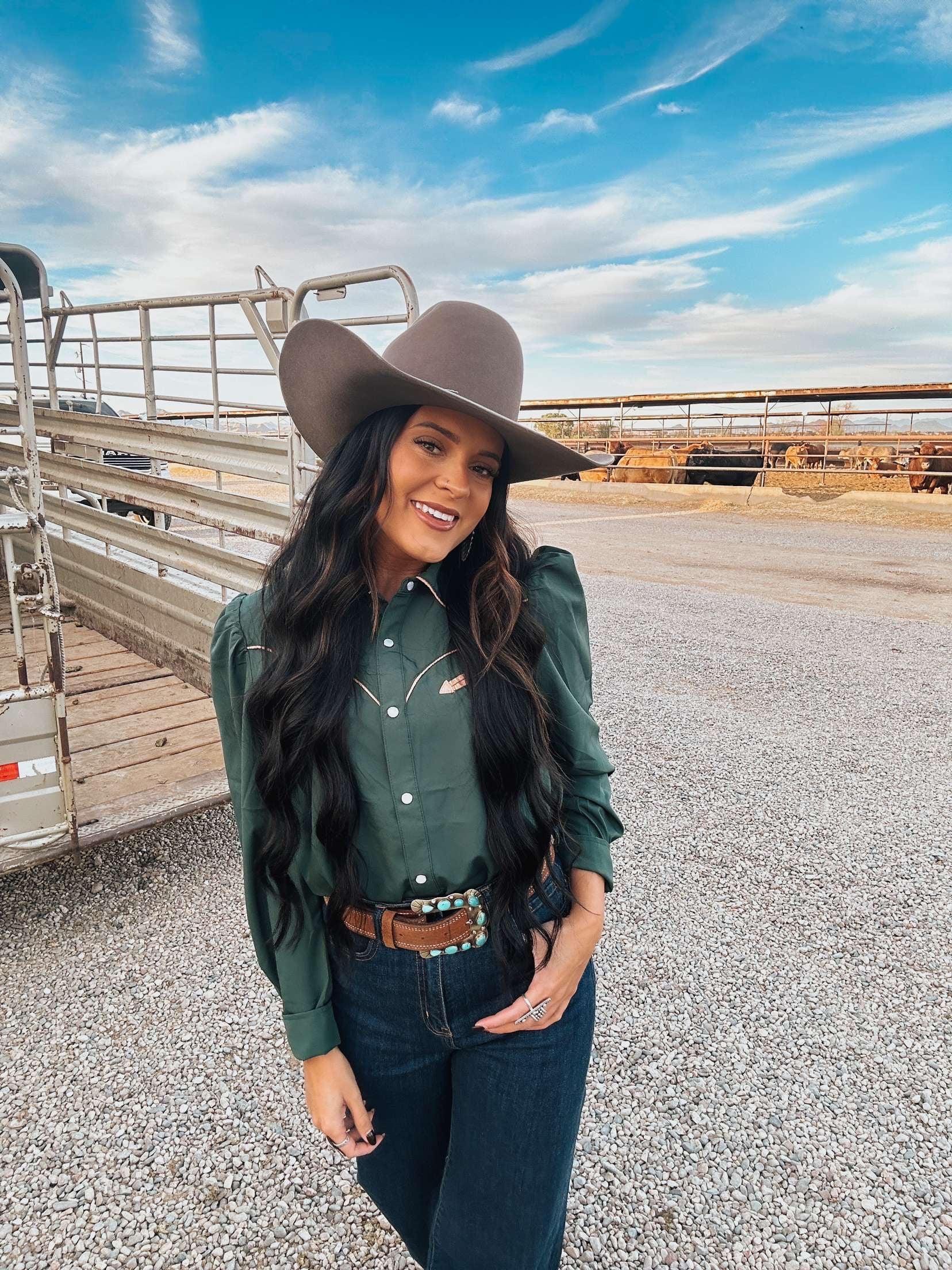 The June Pearl Snap Button Down