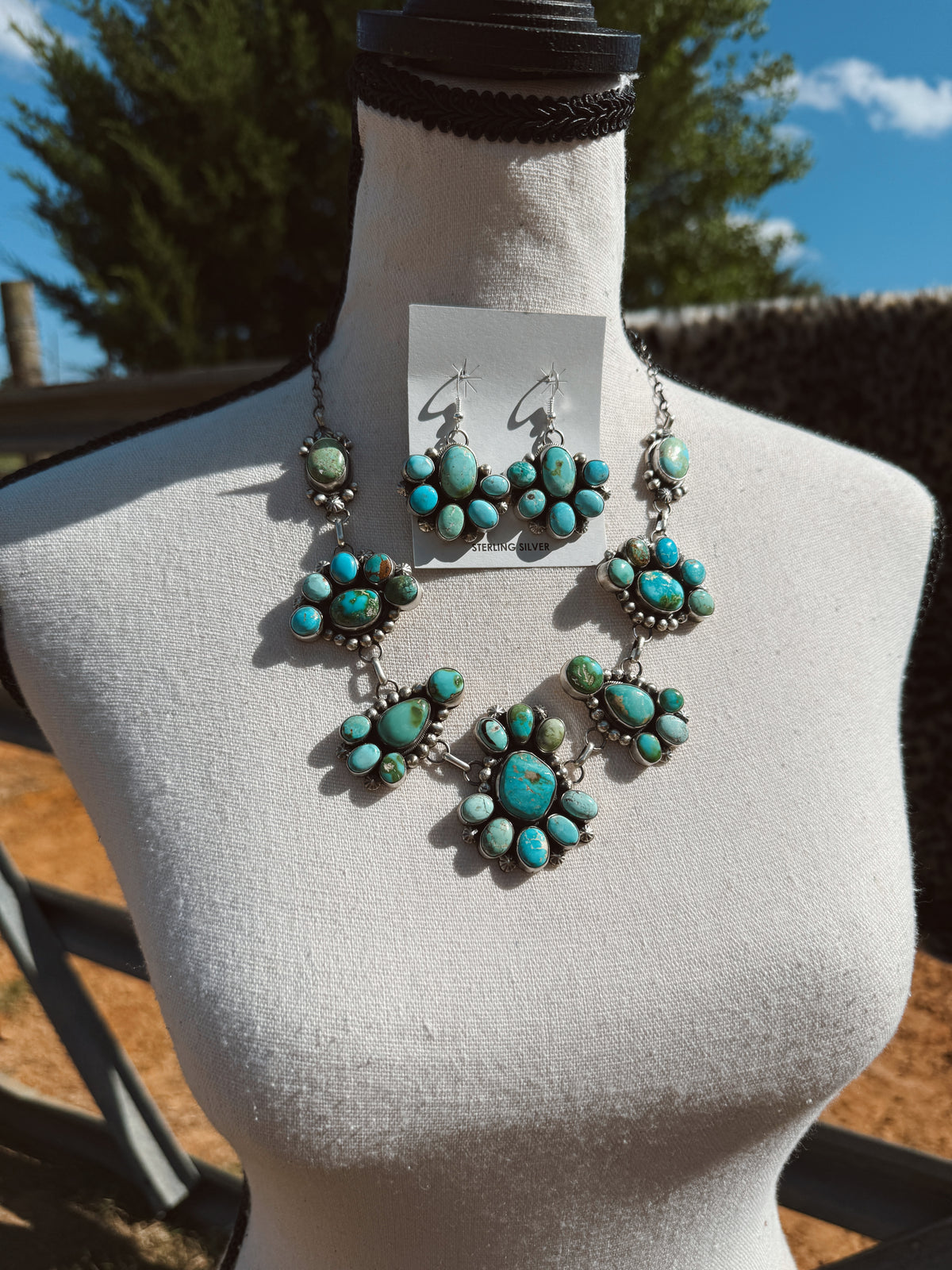 The Trixie Cluster Necklace Set
