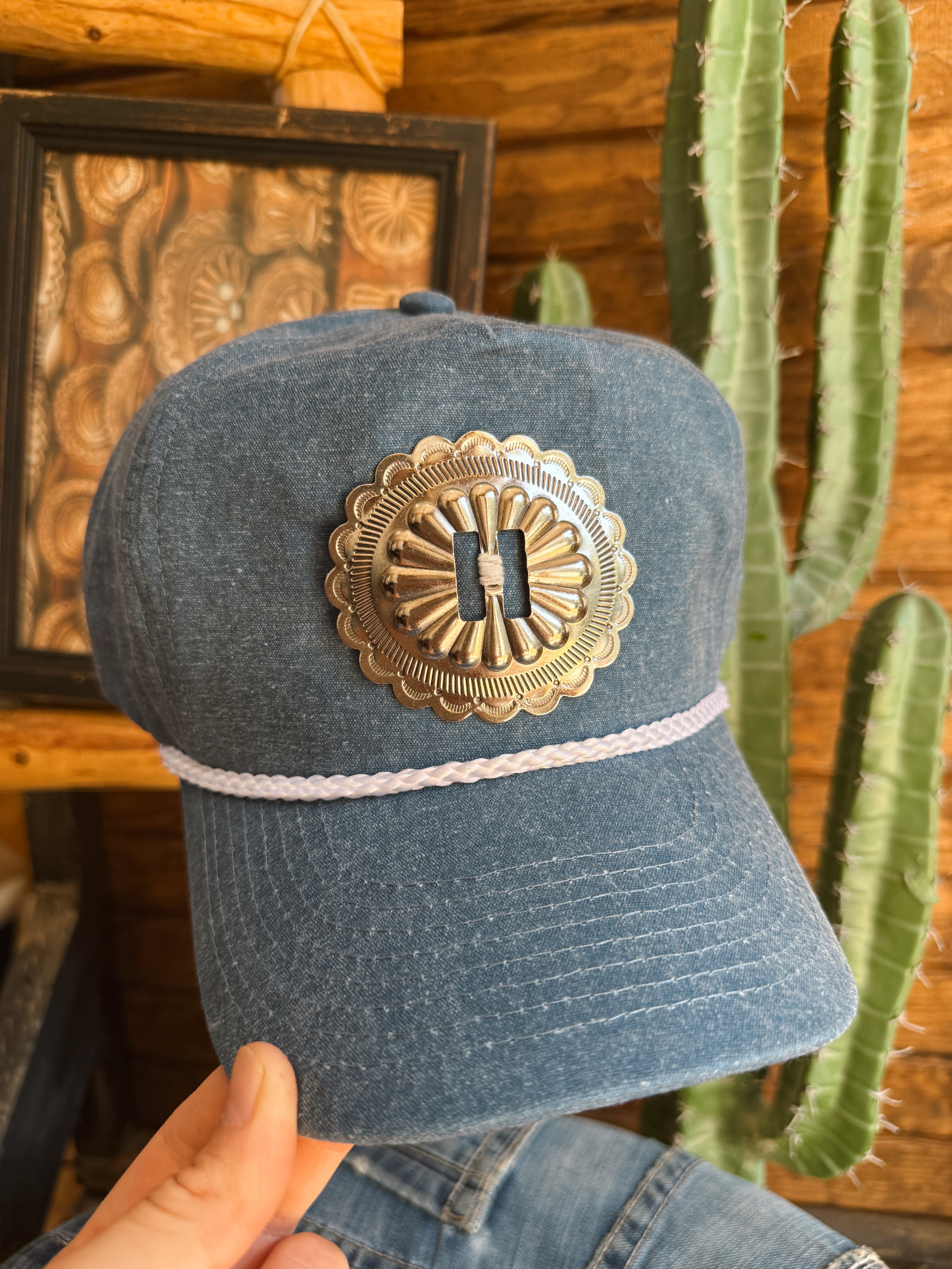The Concho Cap - Denim