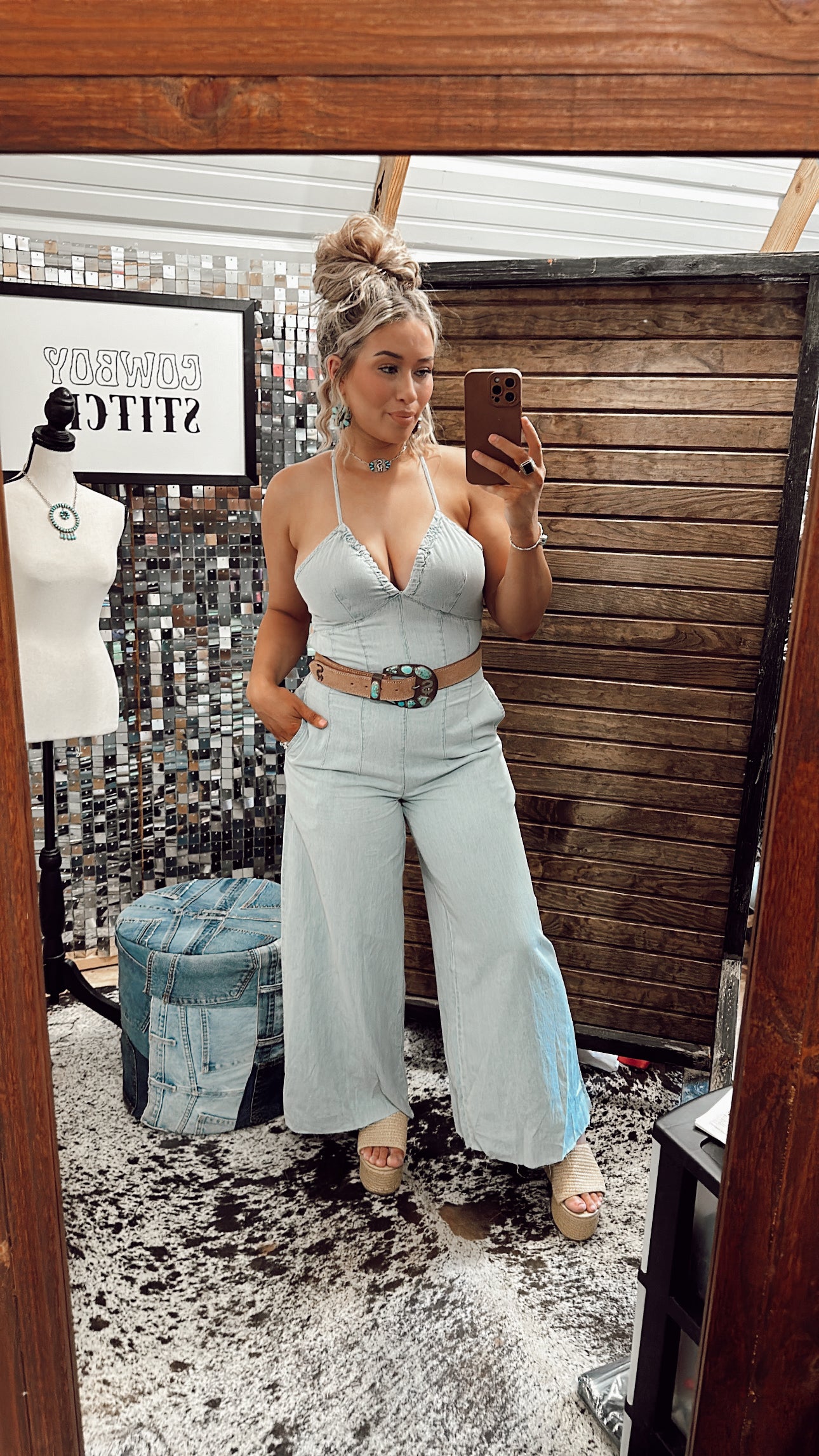 The Johnny Denim Jumpsuit