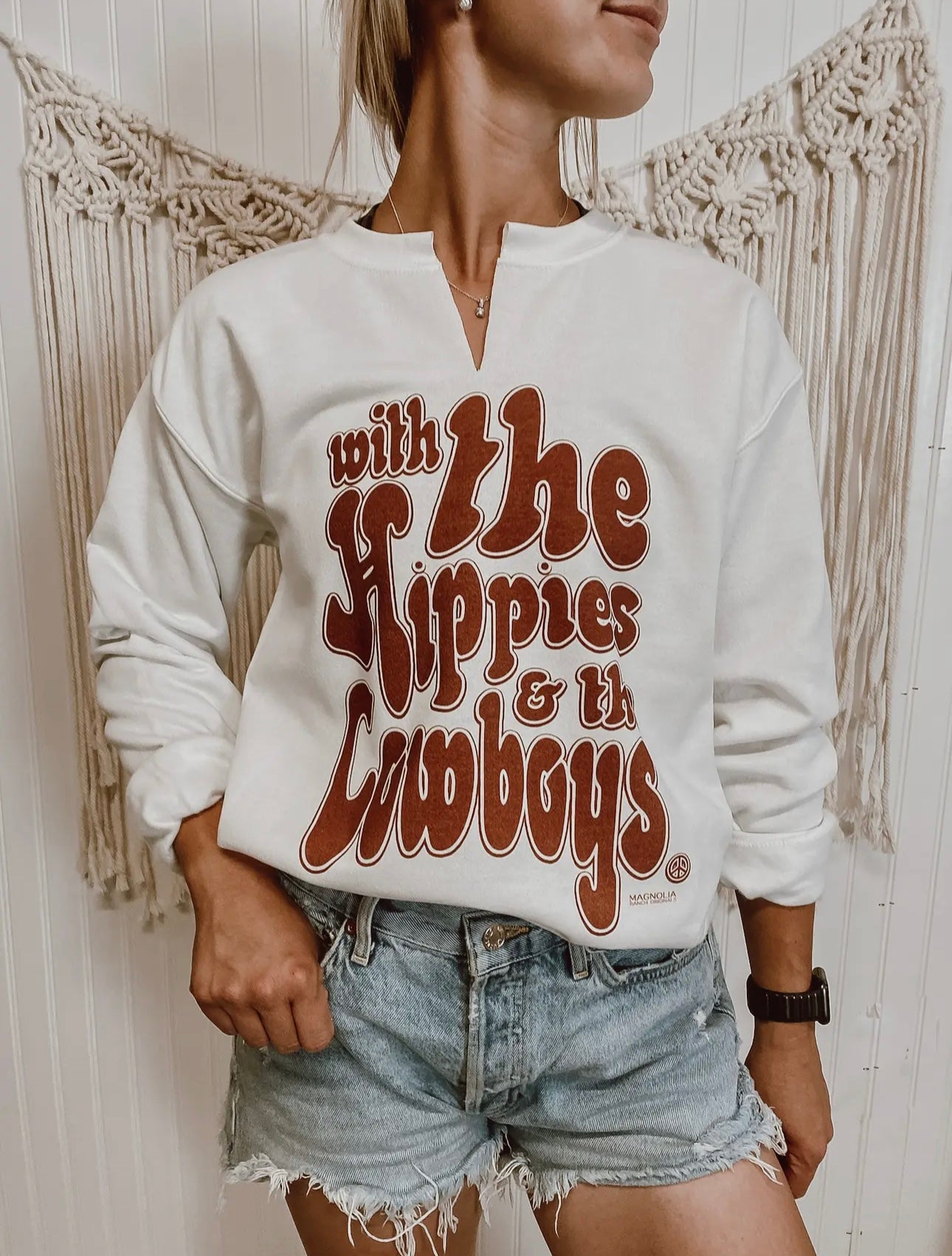 The Hippies and Cowboys Pullover