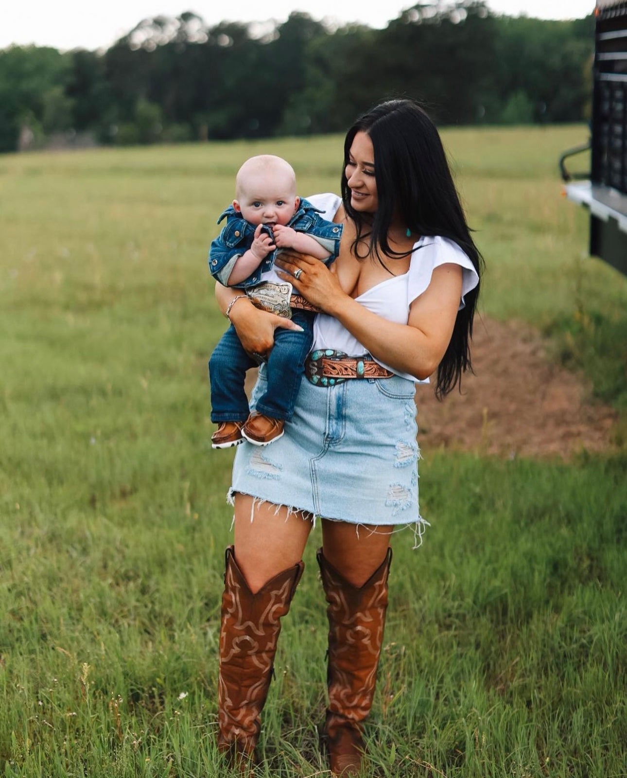 The Que Chula Leather Tooled Belt - best seller