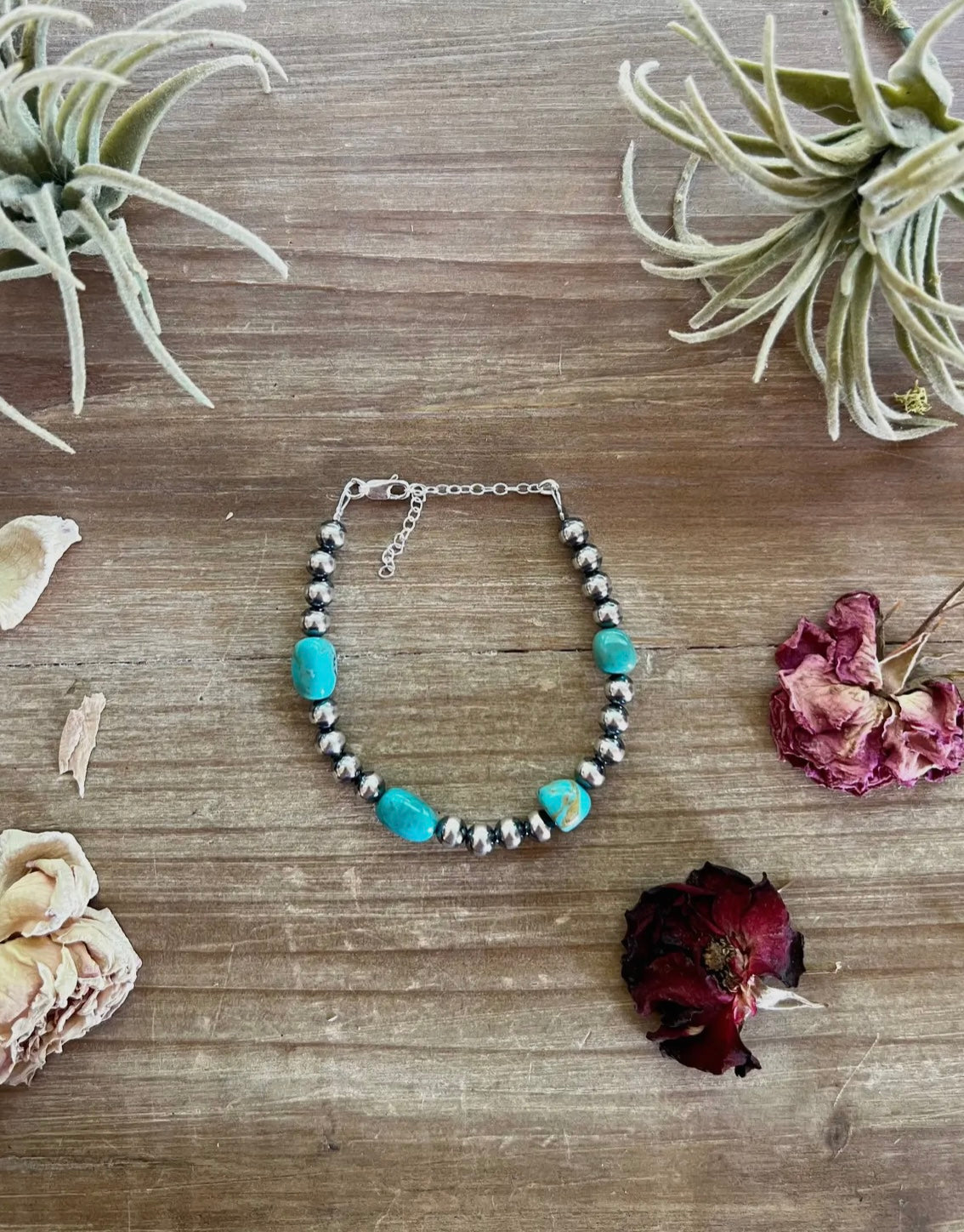 The Charli Navajo and Turquoise Bracelet