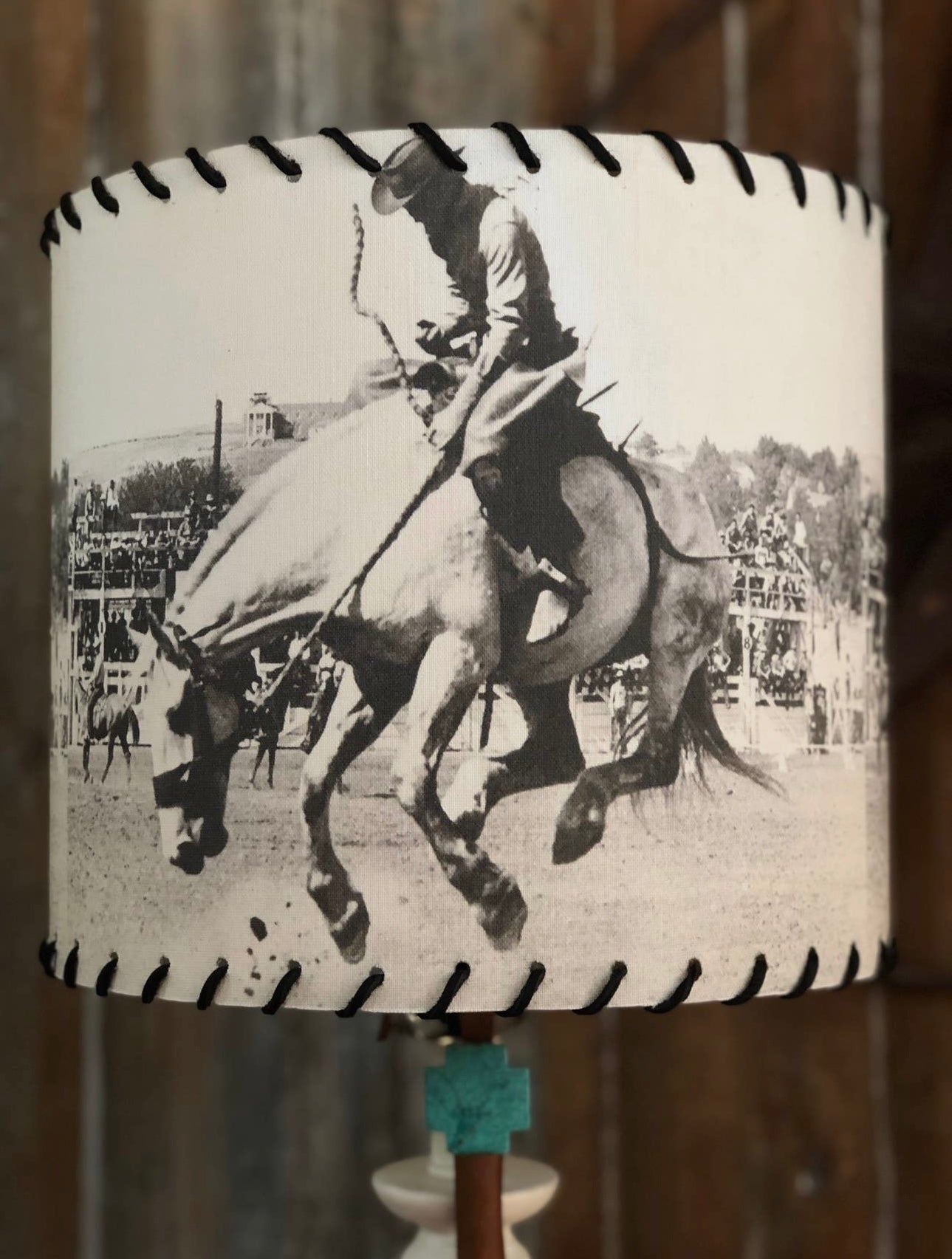 The Vintage Bronc Lampshade