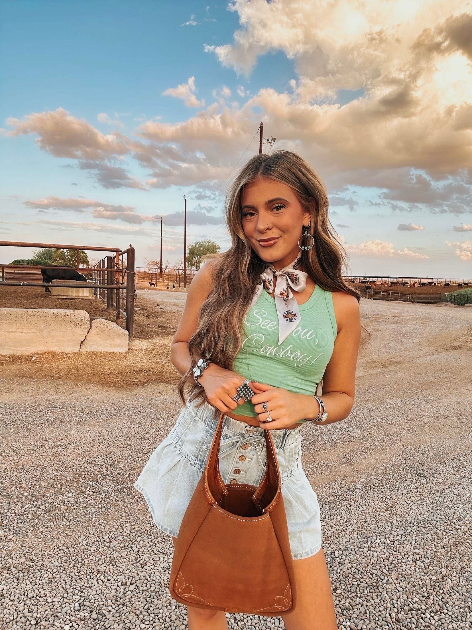 The See You Cowboy Embroidered Tank