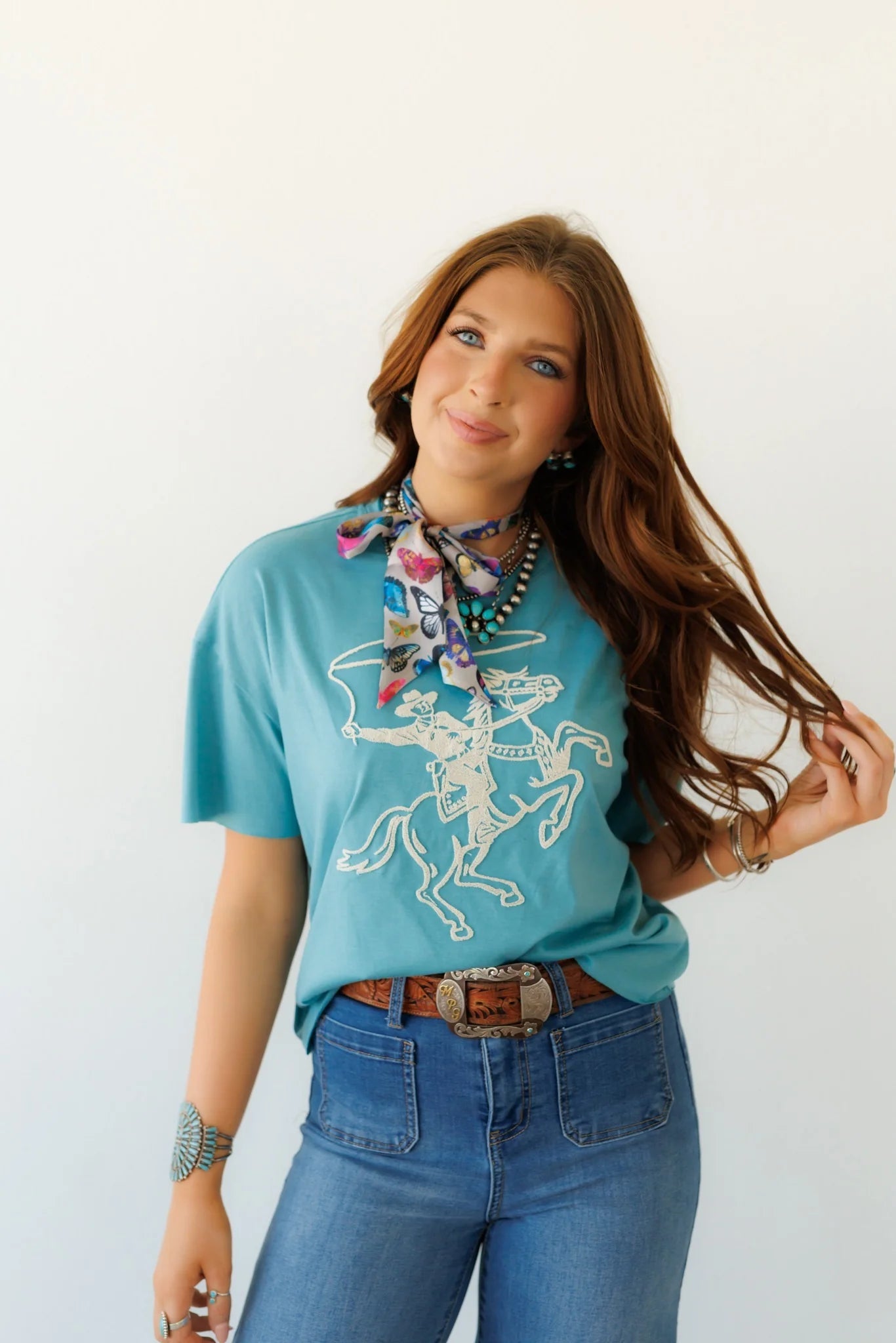 The Ropin Cowboy Tee