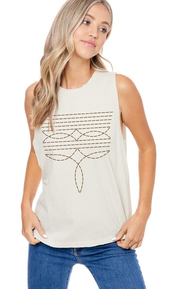 The Boot Stitch Tank - not cropped