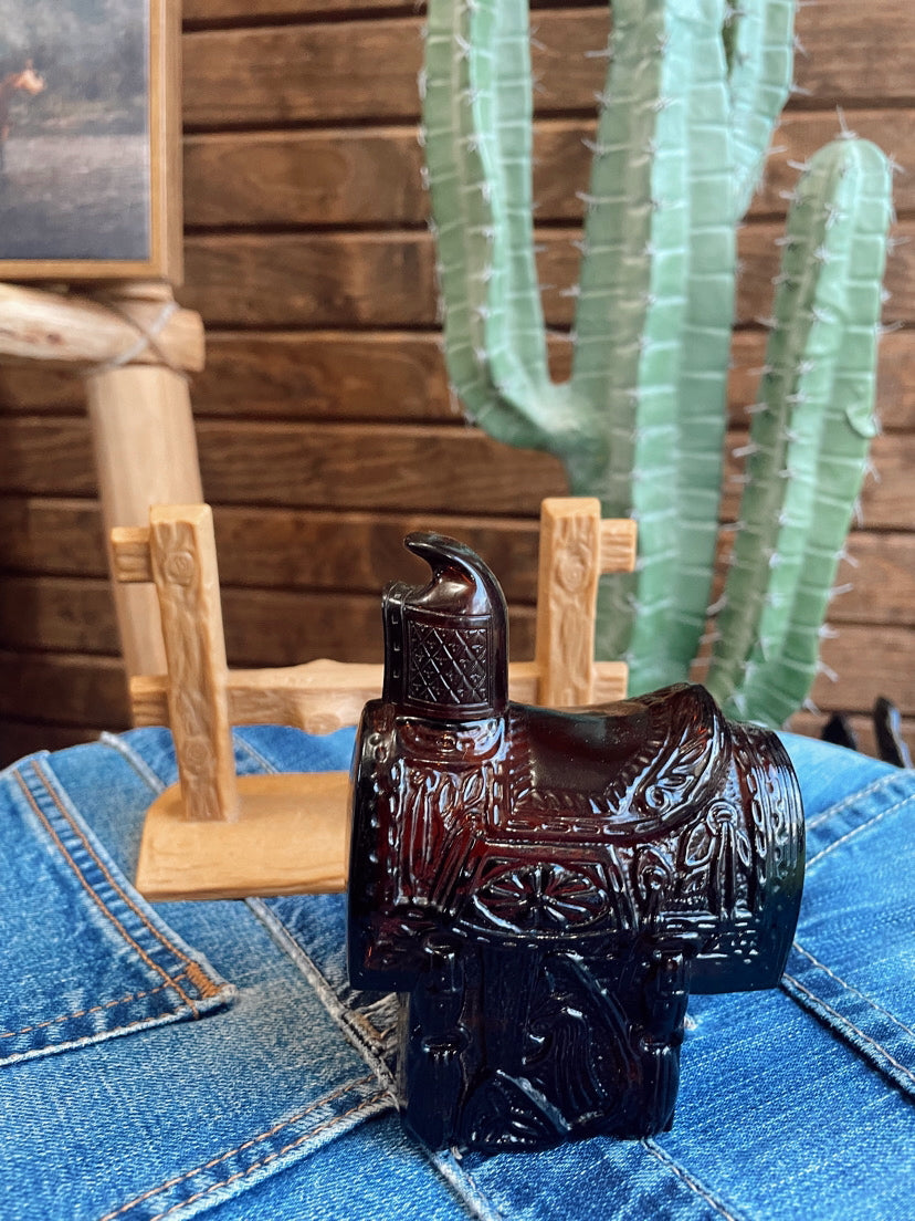 The Vintage Glass Saddle